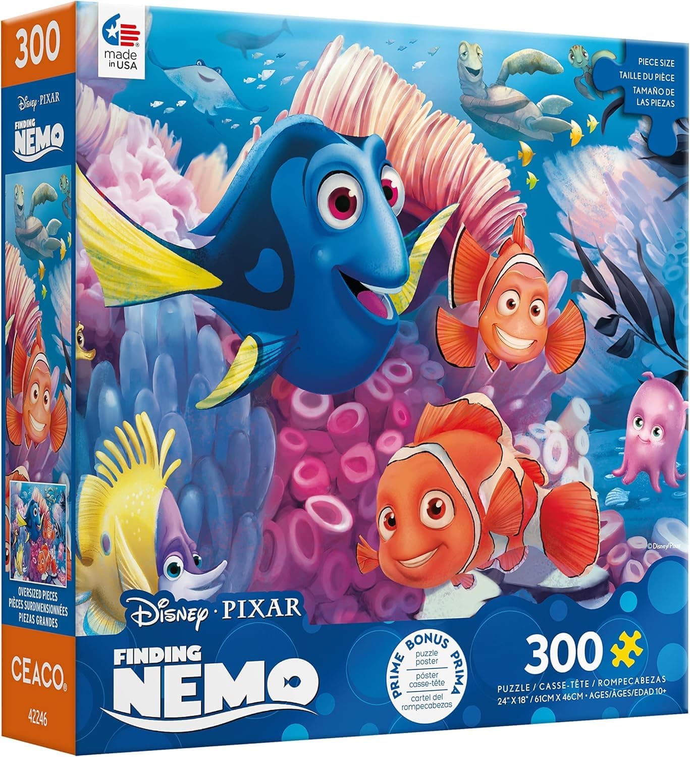 Ceaco - Disney - Pixar - Nemo - 300 Oversized Piece Jigsaw Puzzle