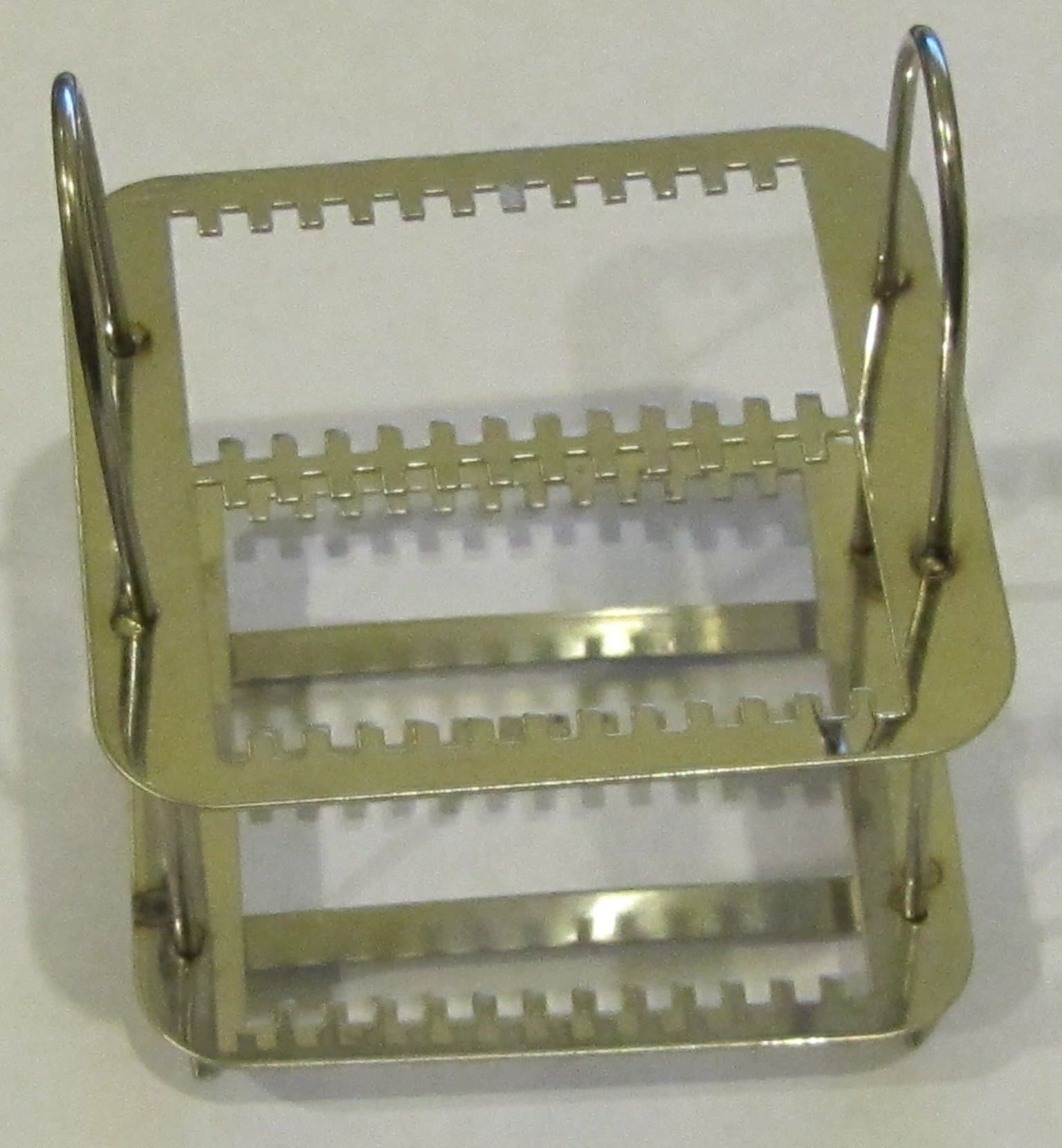 Microscope Slides Rack Stand for Staining Drying, 26 Positions