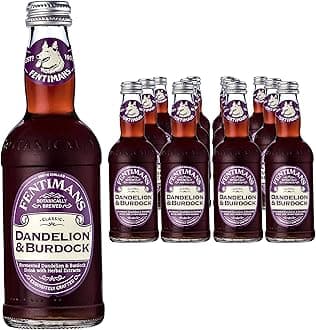 Dandelion and Burdock - Botanically Brewed Soft Drink - Exquisitely Crafted & Refreshing Soft Drinks - Gluten-Free and Vegan Friendly Soft Drinks - 12 x 275ml Bottles
