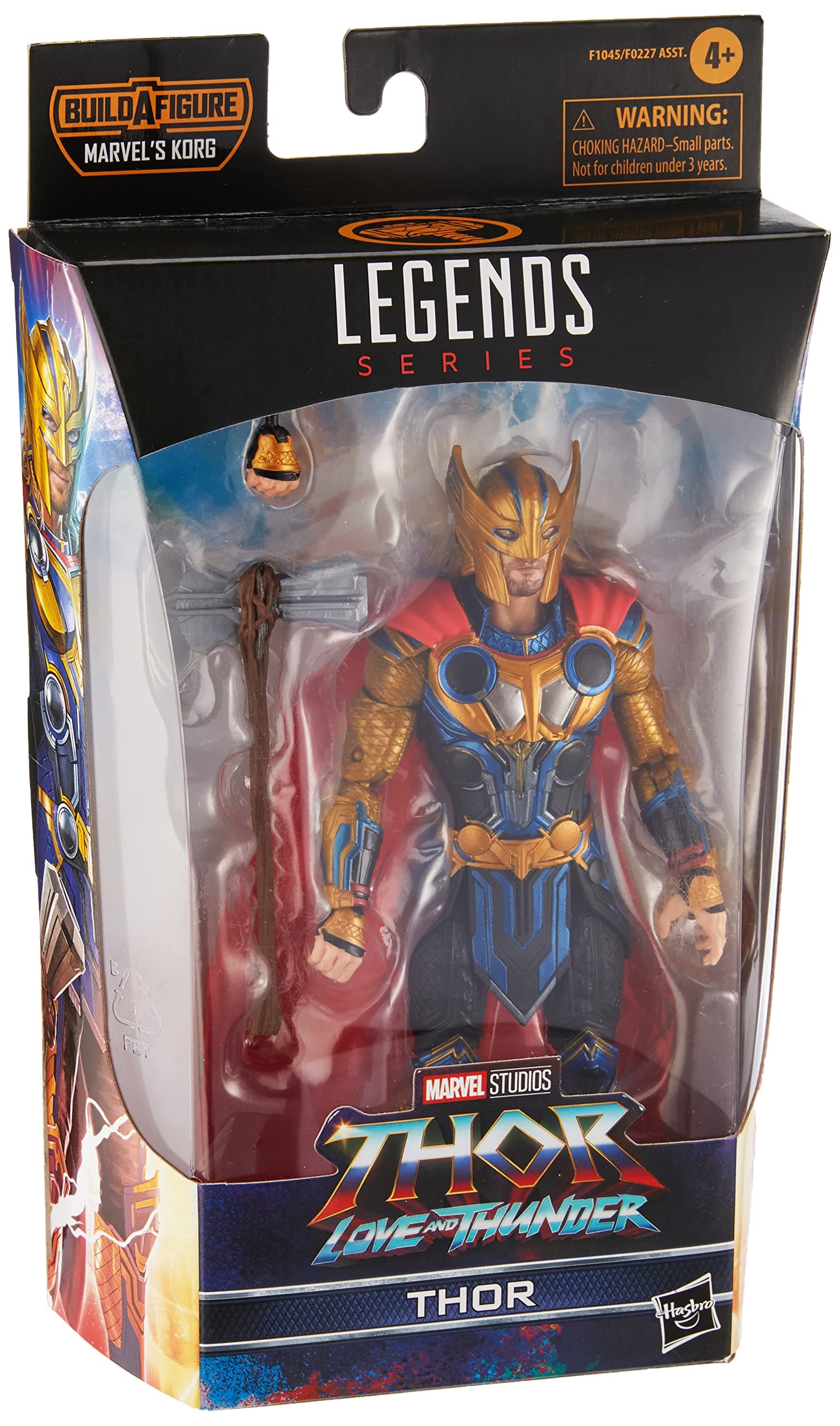 Legends Series Thor: Love and Thunder Thor Action Figure 6-inch Collectible Toy, 3 Accessories