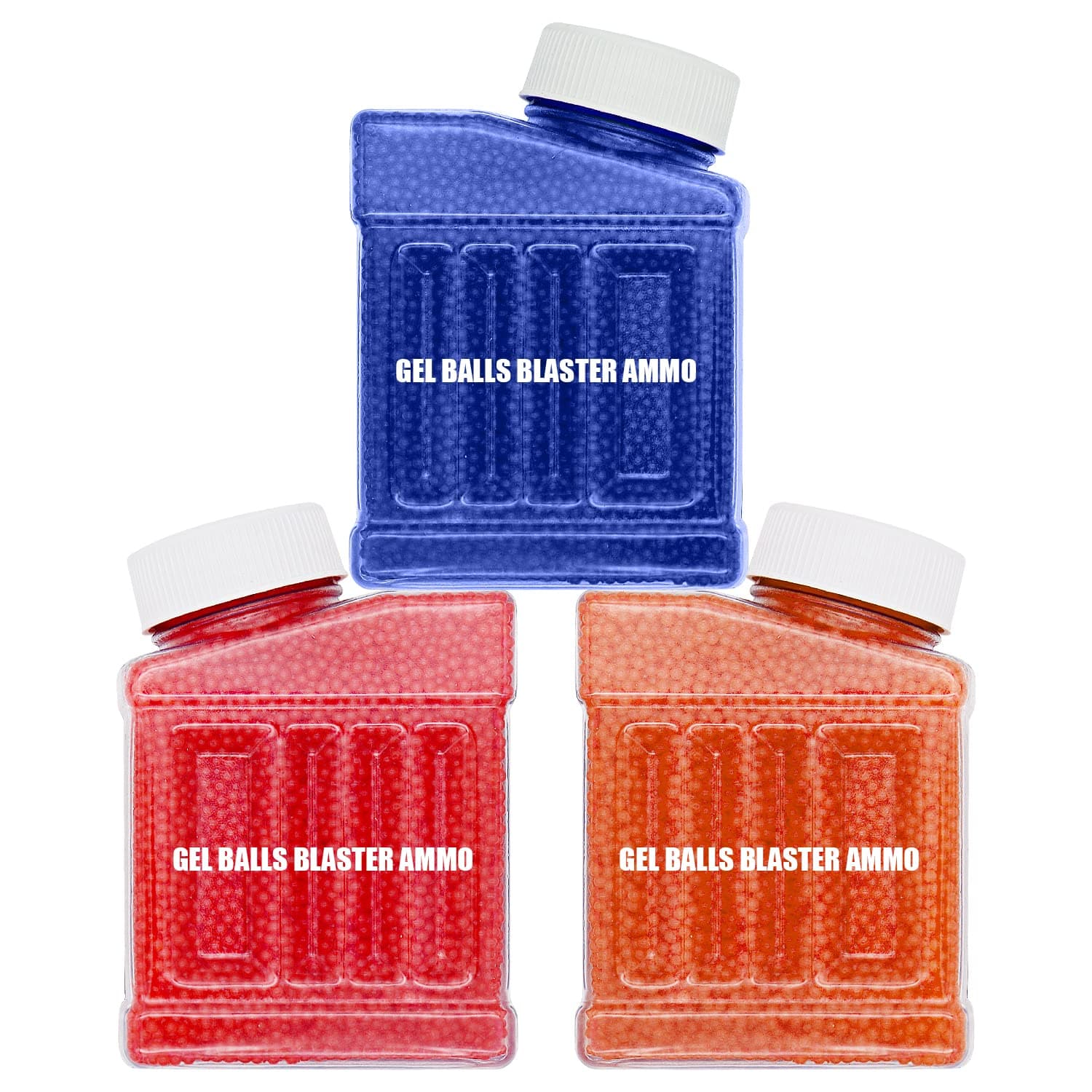 Gel Balls Blaster Ammo Refill (7-8 mm, 3 Pack, 90000 Pieces), Splat Orby Accessories Made of Non-Toxic Eco Friendly Compatible with Electric Gel Ball Blaster Gun,for Ages 14+