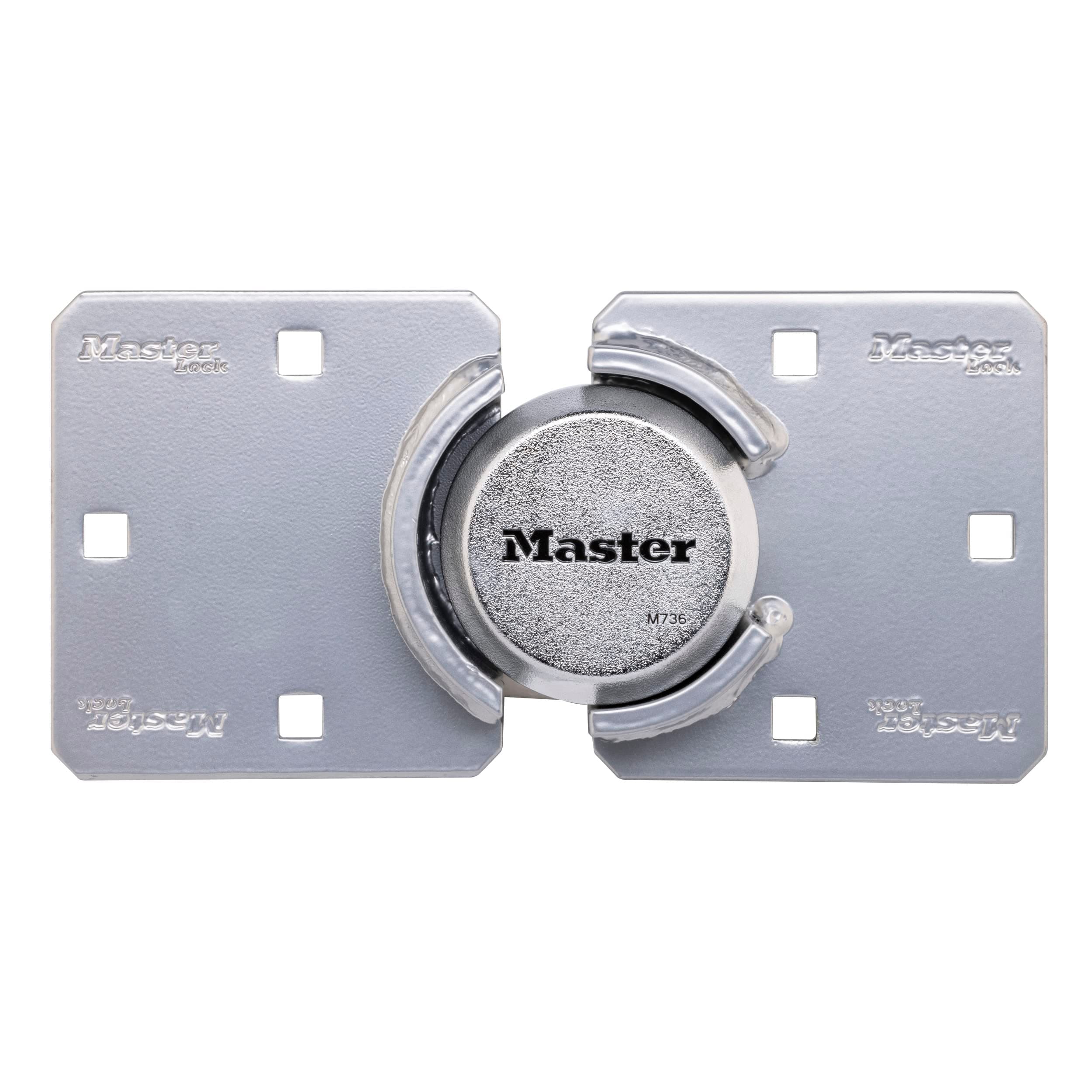 Master Lock M736XKADCCSEN Hidden Shackle Lock with Hasp, Silver, Units