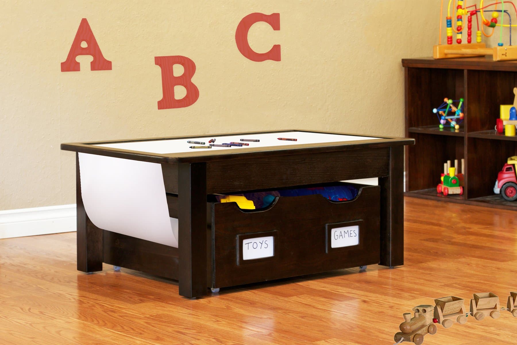 Kidzpad 100-AT200E Activity Table, Espresso