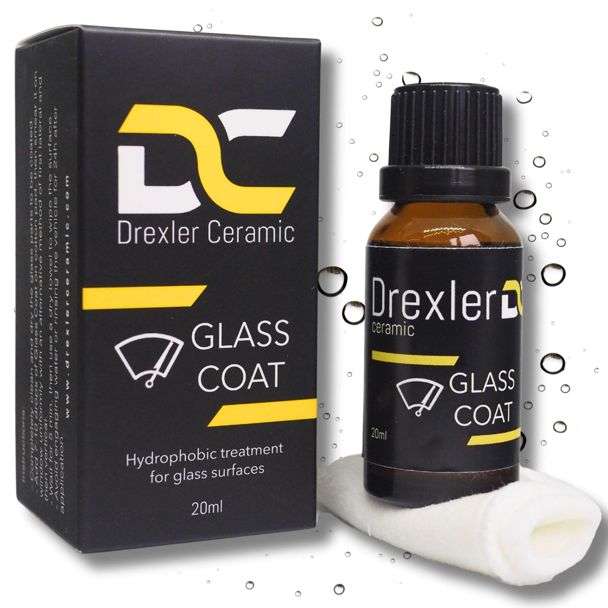 Glass Coating 20ml – Hydrophobic Ceramic Coat for Windshields...