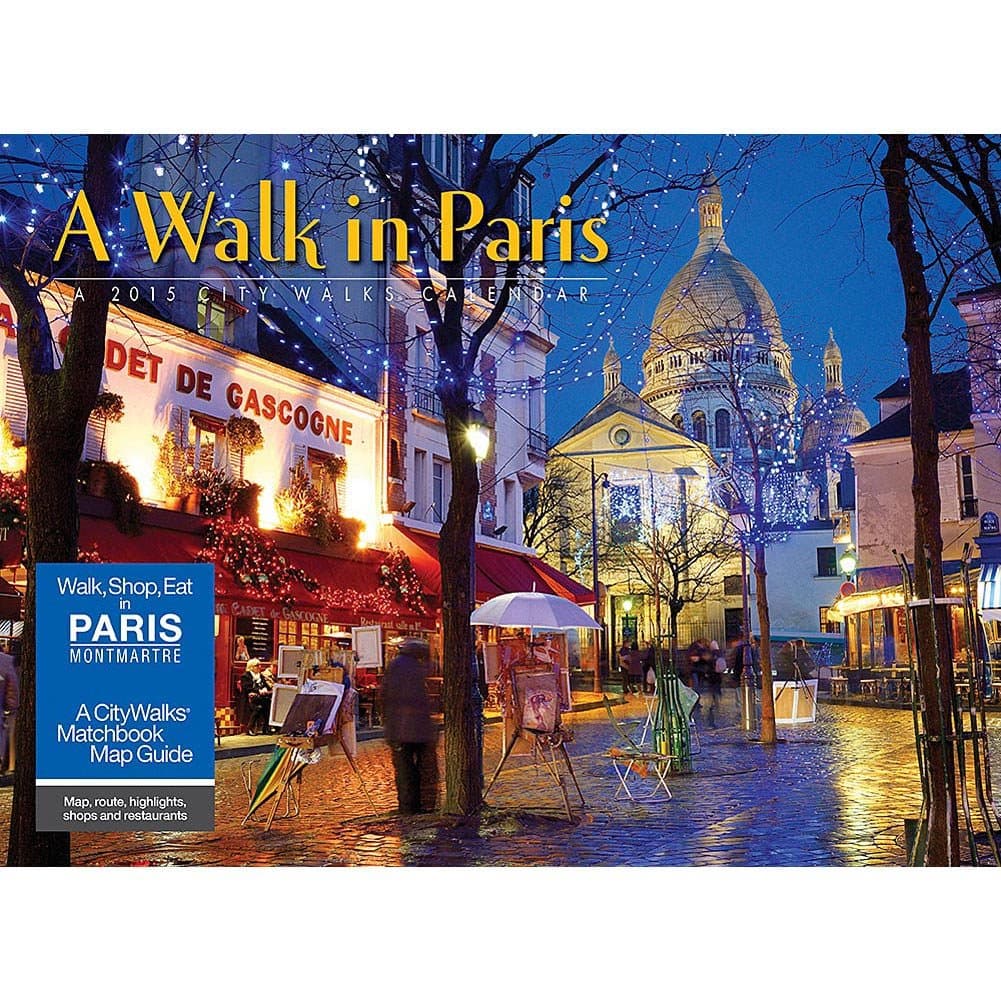 2015 A Walk in Paris Wall Calendar Shearson Publishing