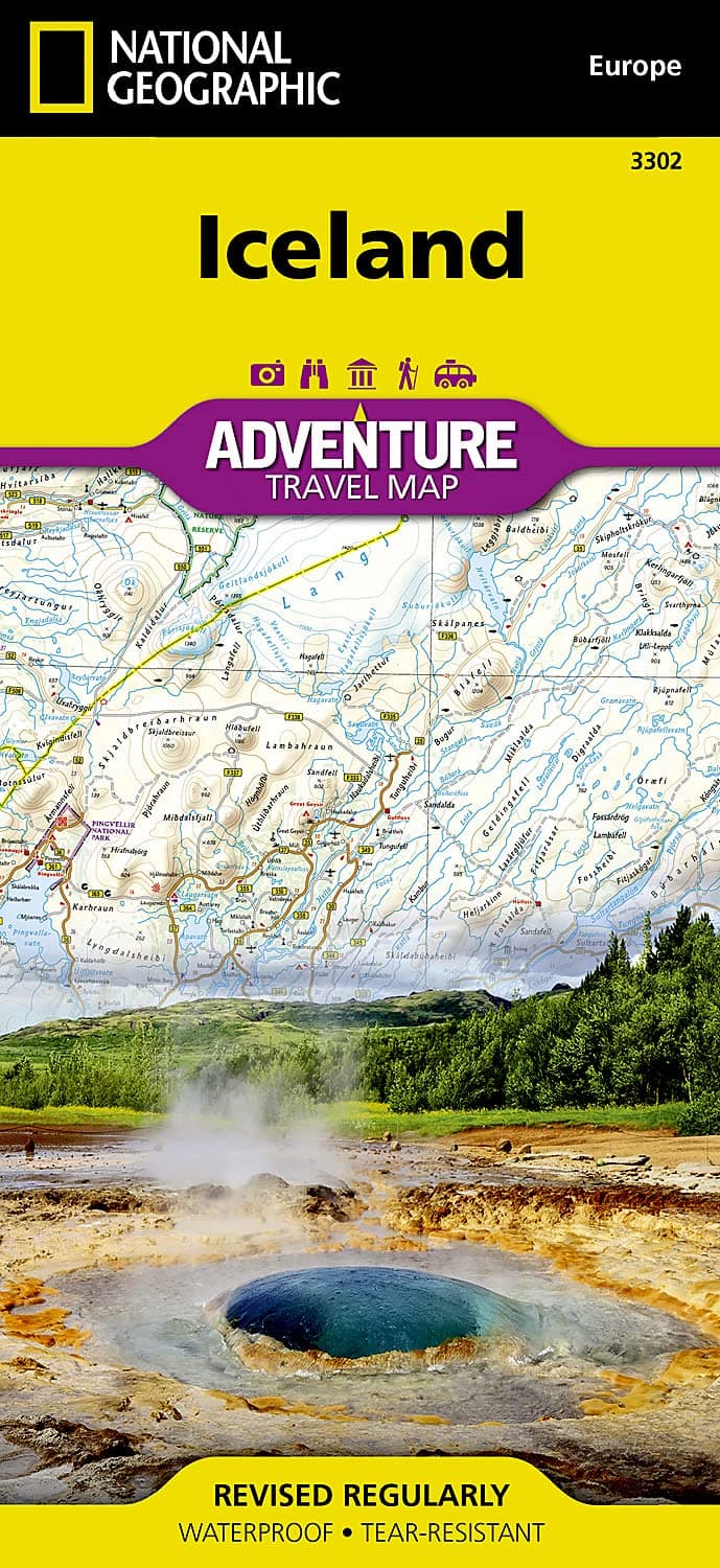 Iceland Map (National Geographic Adventure Map, 3302)