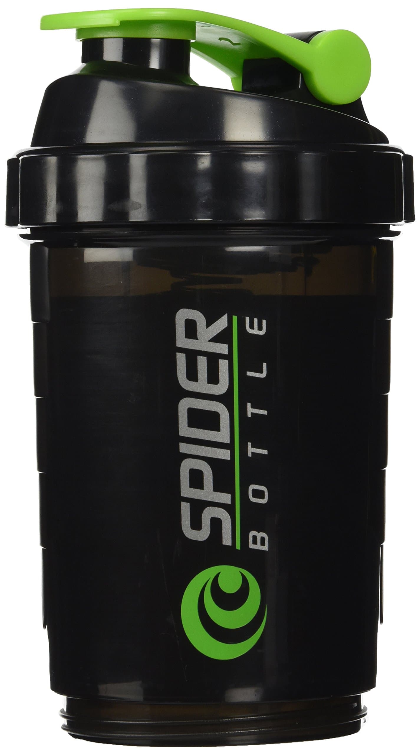 Spider Bottle Mini 2 Go Black with Green - 20 Oz