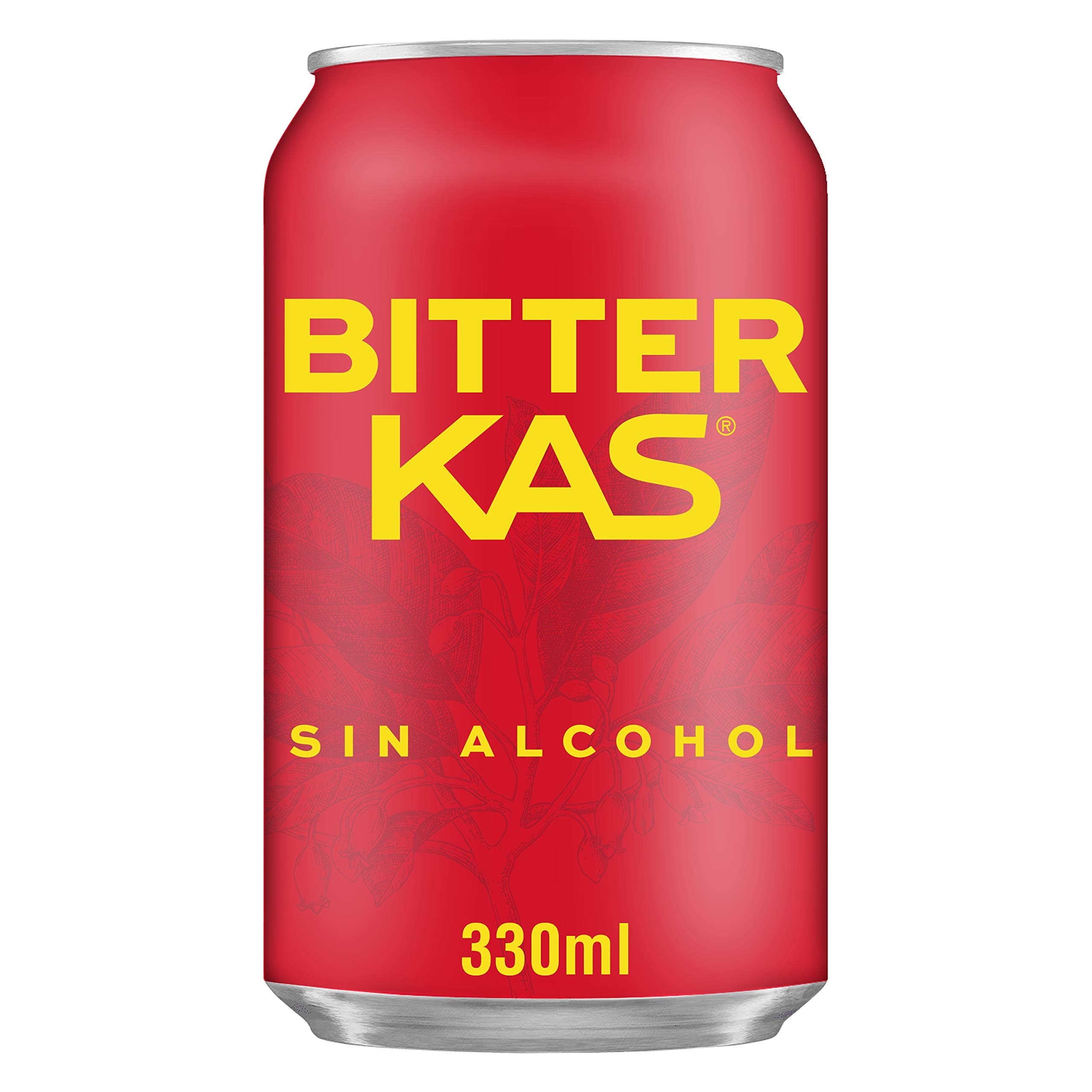 Bitter KAS - Refreshing Drink Without Alcohol - 330 ml - [Set of 6]
