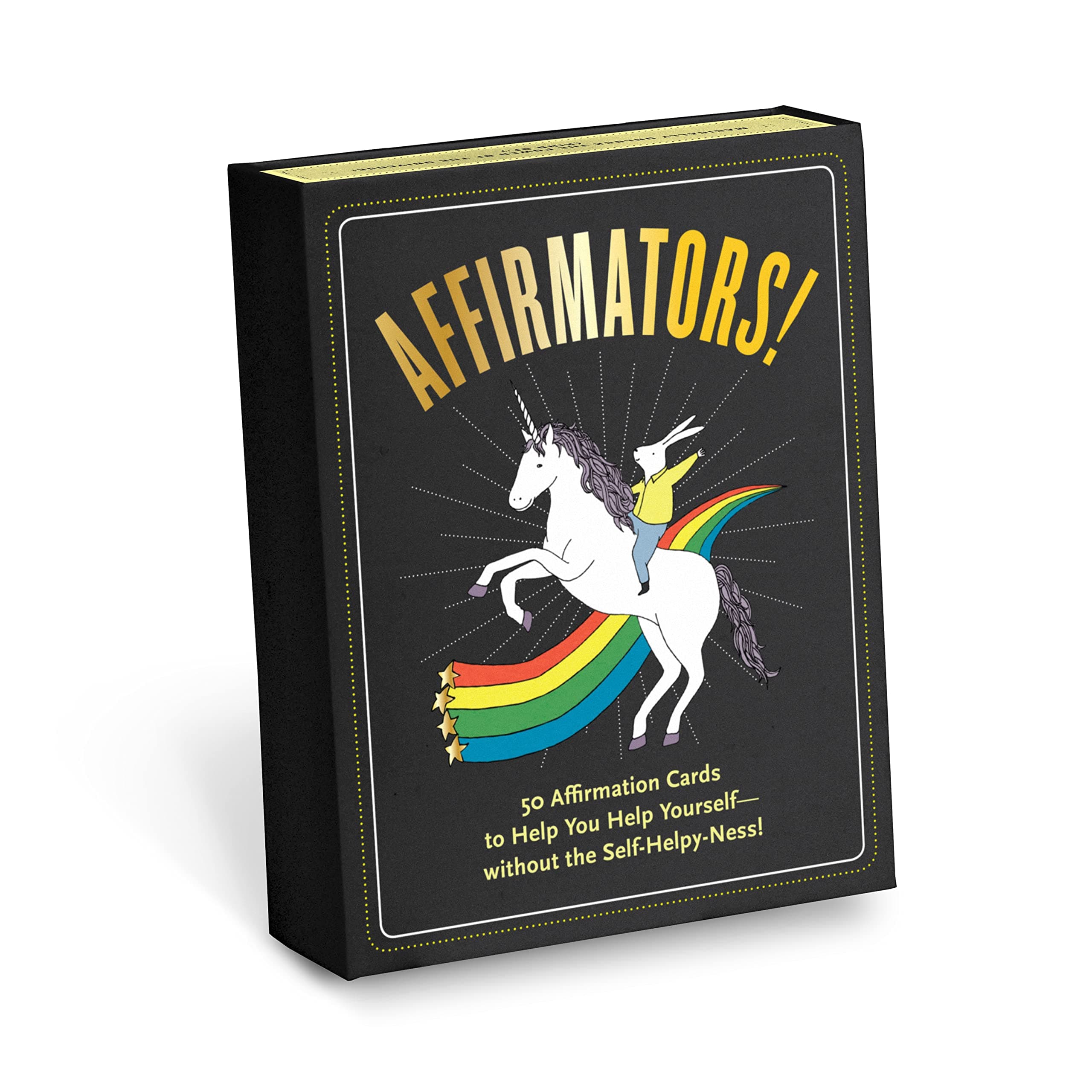 Knock Knock Affirmators! 50 Affirmation Cards to Help You Help Yourself - Without The Self-Helpy-Ness!