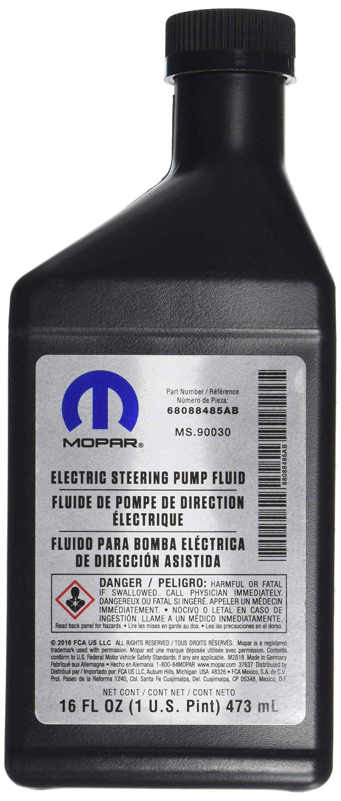 Genuine Chrysler (68088485AA) Power Steering Fluid