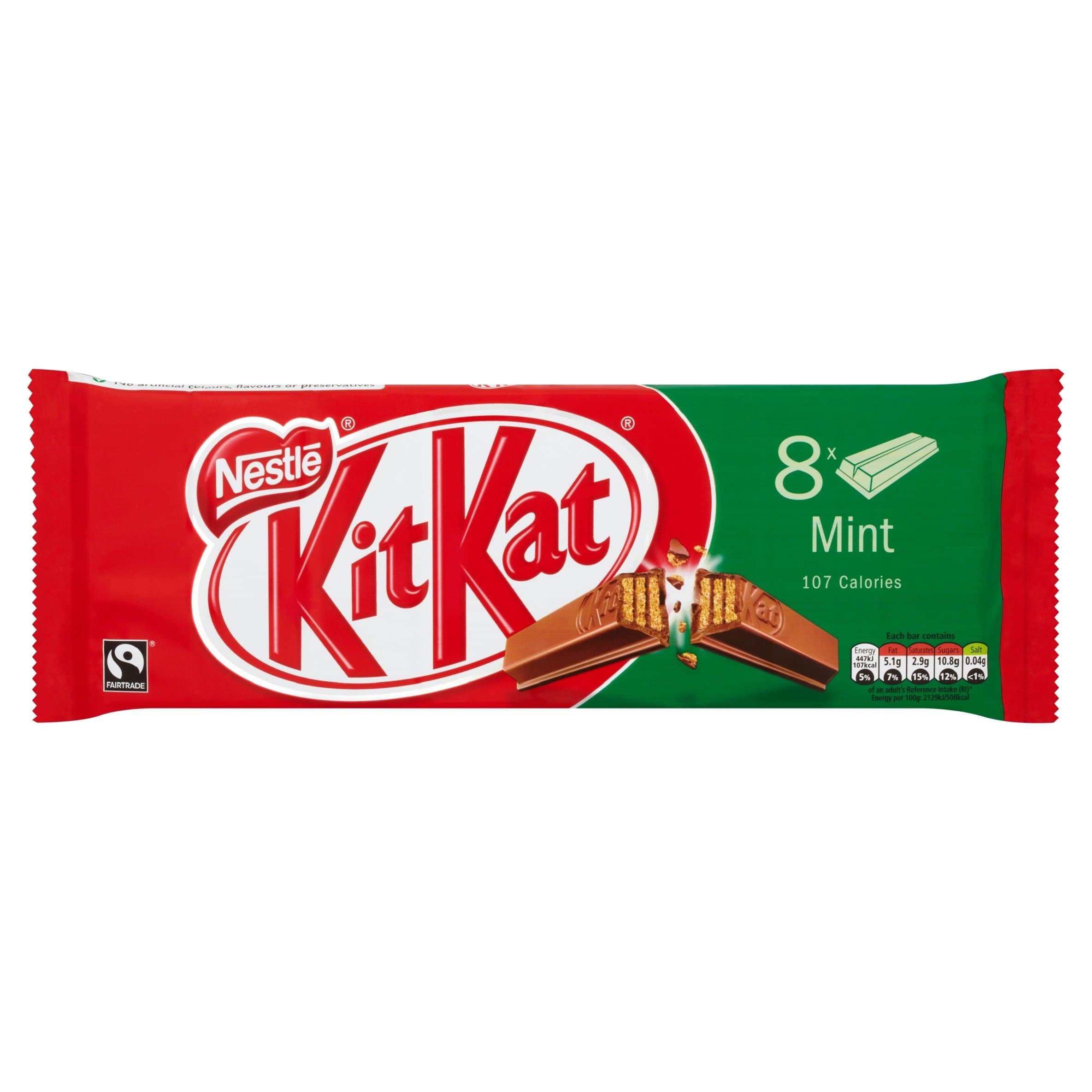 Nestle Kit Kat 2 Finger 8-Pack Mint Dark Chocolate