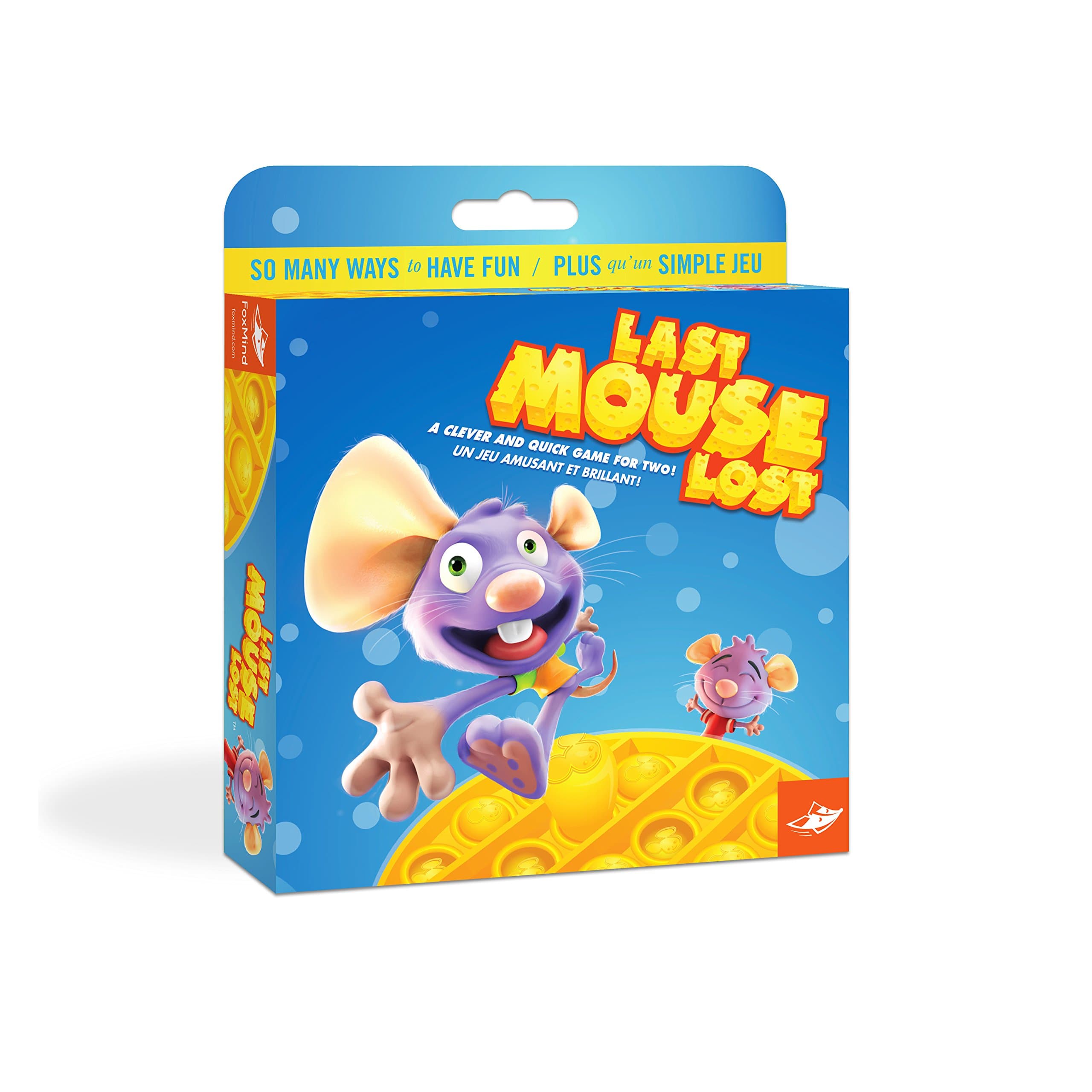 Games: Last Mouse Lost - Original Push Pop Bubble Popping Sensory Fidget Toy Game - Autism ADHD Stress Reliever & Fine Motor Learning