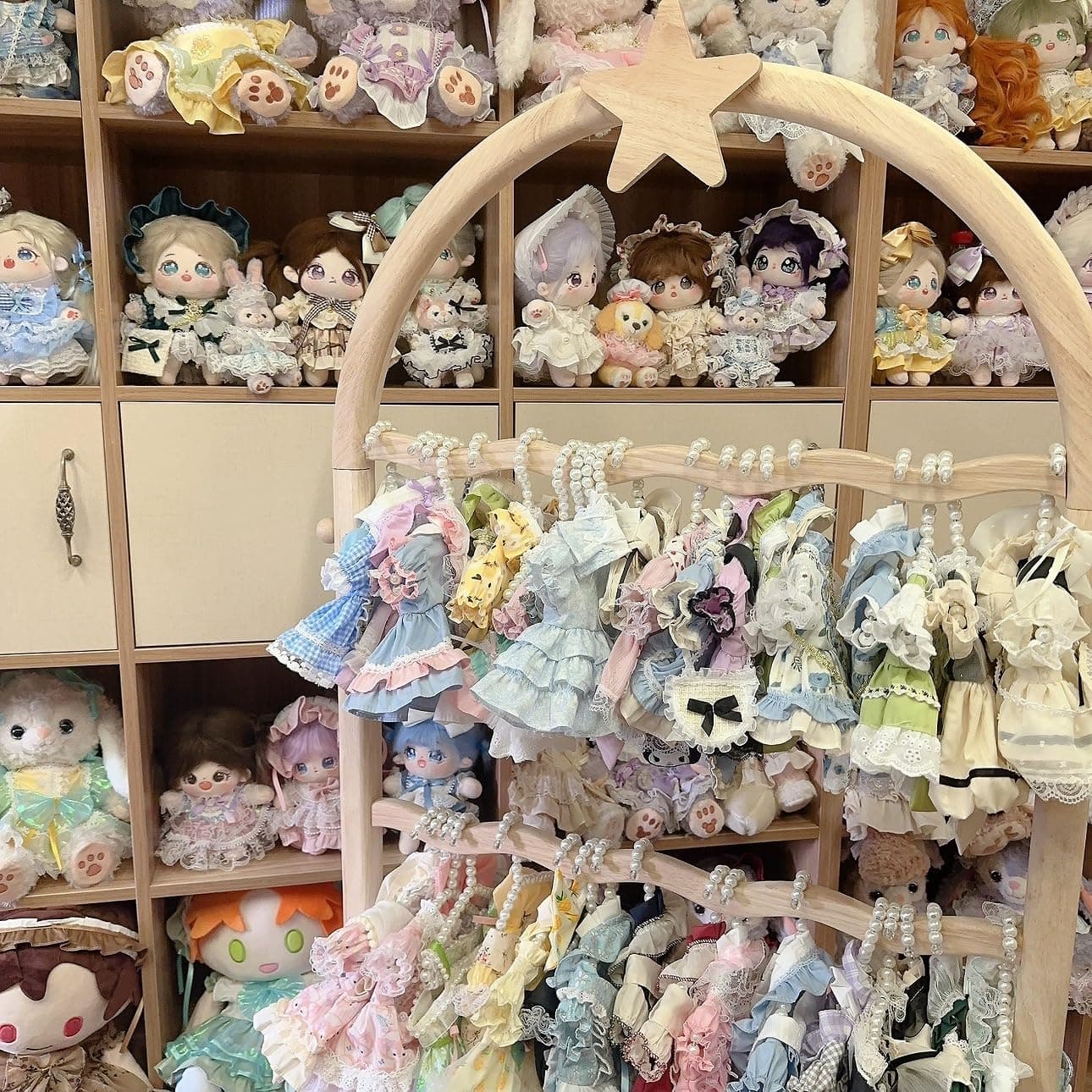 2 pcs Luck Bag Original Design BJD Dolls Clothes Set of 1/3 1/3 1/4 1/6 Blythe Princess Dolls (1/6)