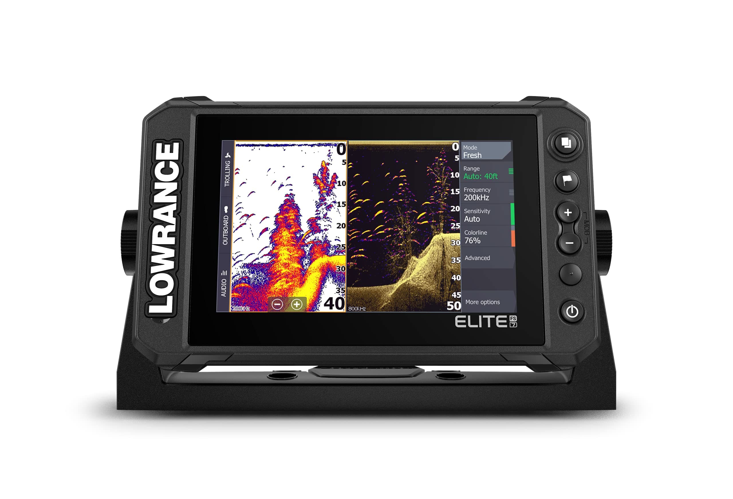 Elite FS Fishfinder/Chartplotter, Available with and Without Transducer