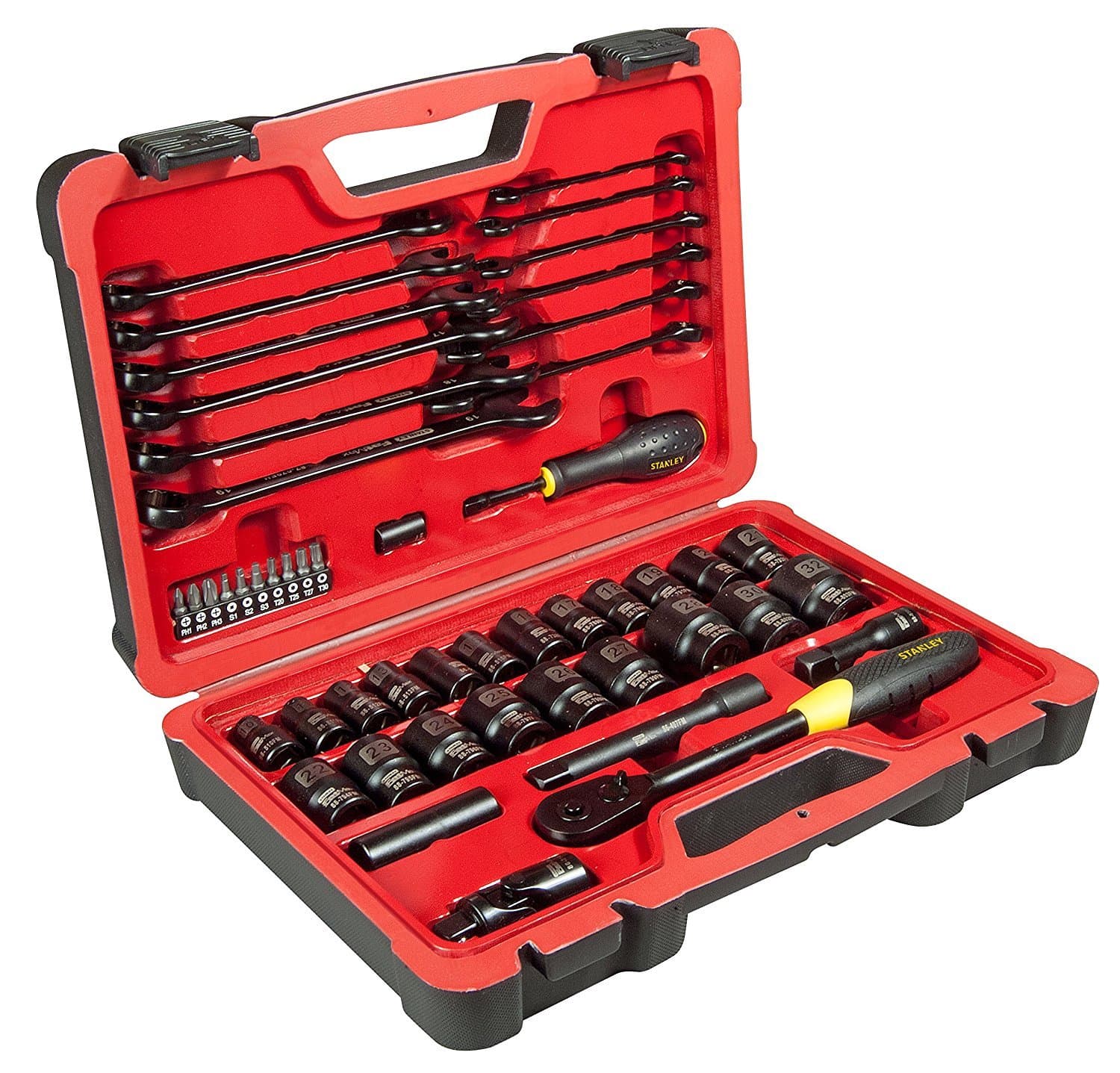 Stanley FMHT0-73922 Socket FM Wrench Set, Silver, 1/2-Inch, Set of 50 Piece