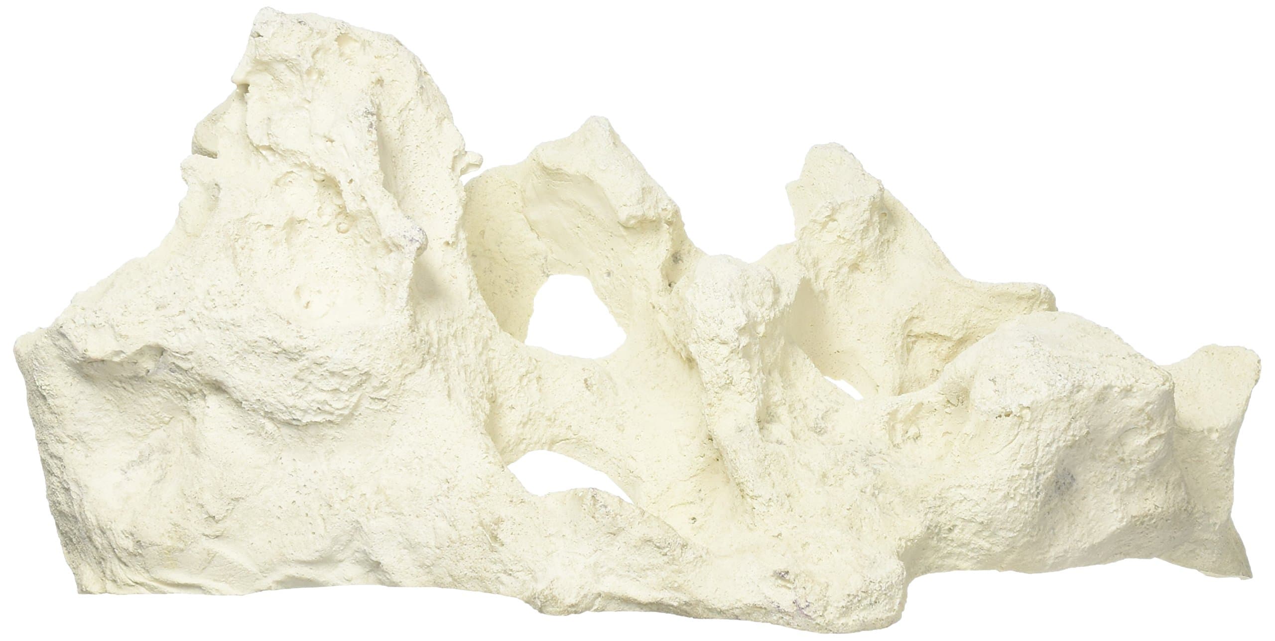 Decorock-039 Decorative Artificial Texas Holey Rock, White