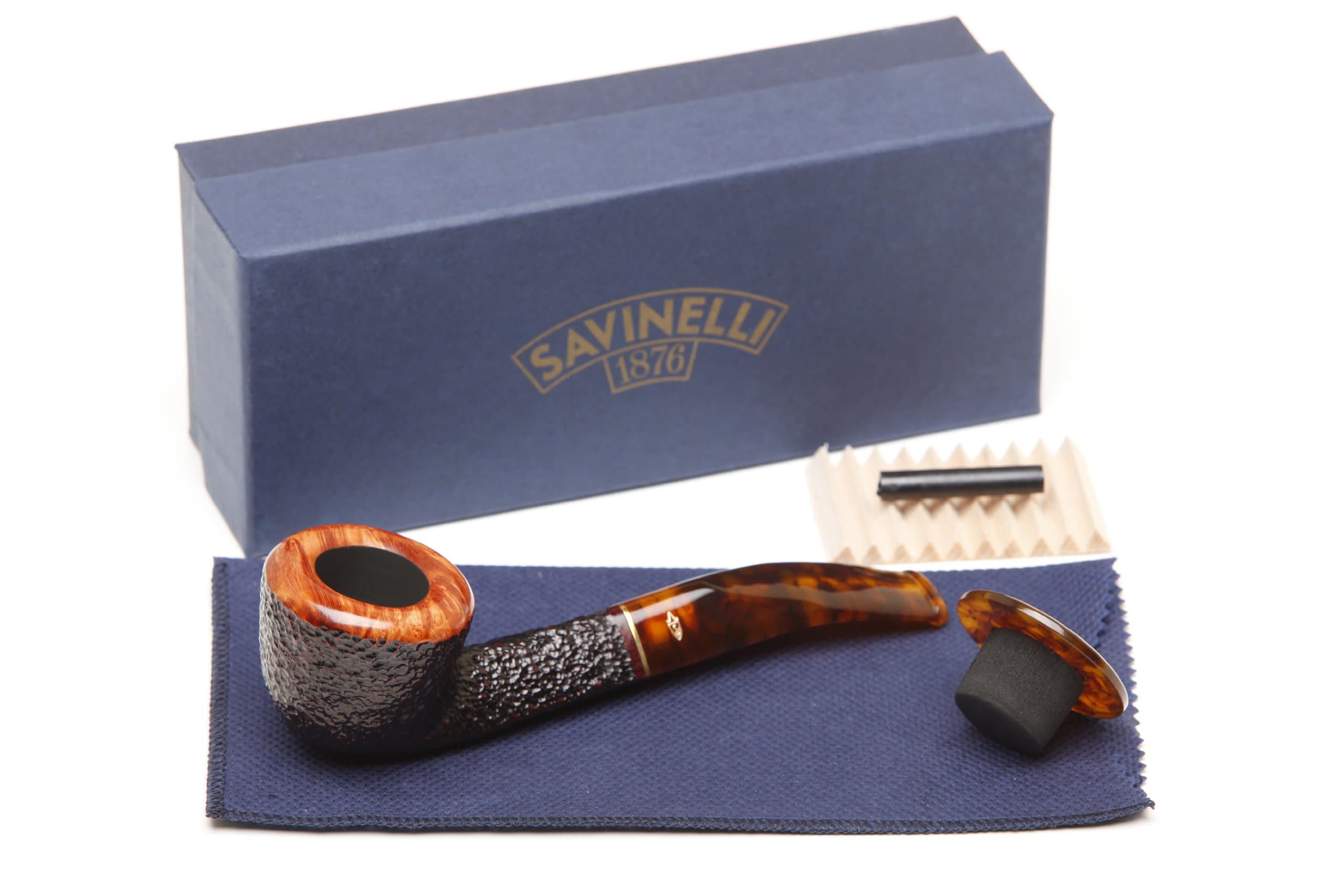 Savinelli Tortuga Rustic 305 Tobacco Pipe