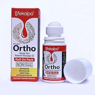 Ortho Pain Reliever Massage Oil | 50ml | Knee Pain | Back Pain | Shoulder Pain | Neck Pain | Sprain & Other Joint Discomfort (Pack of 1)