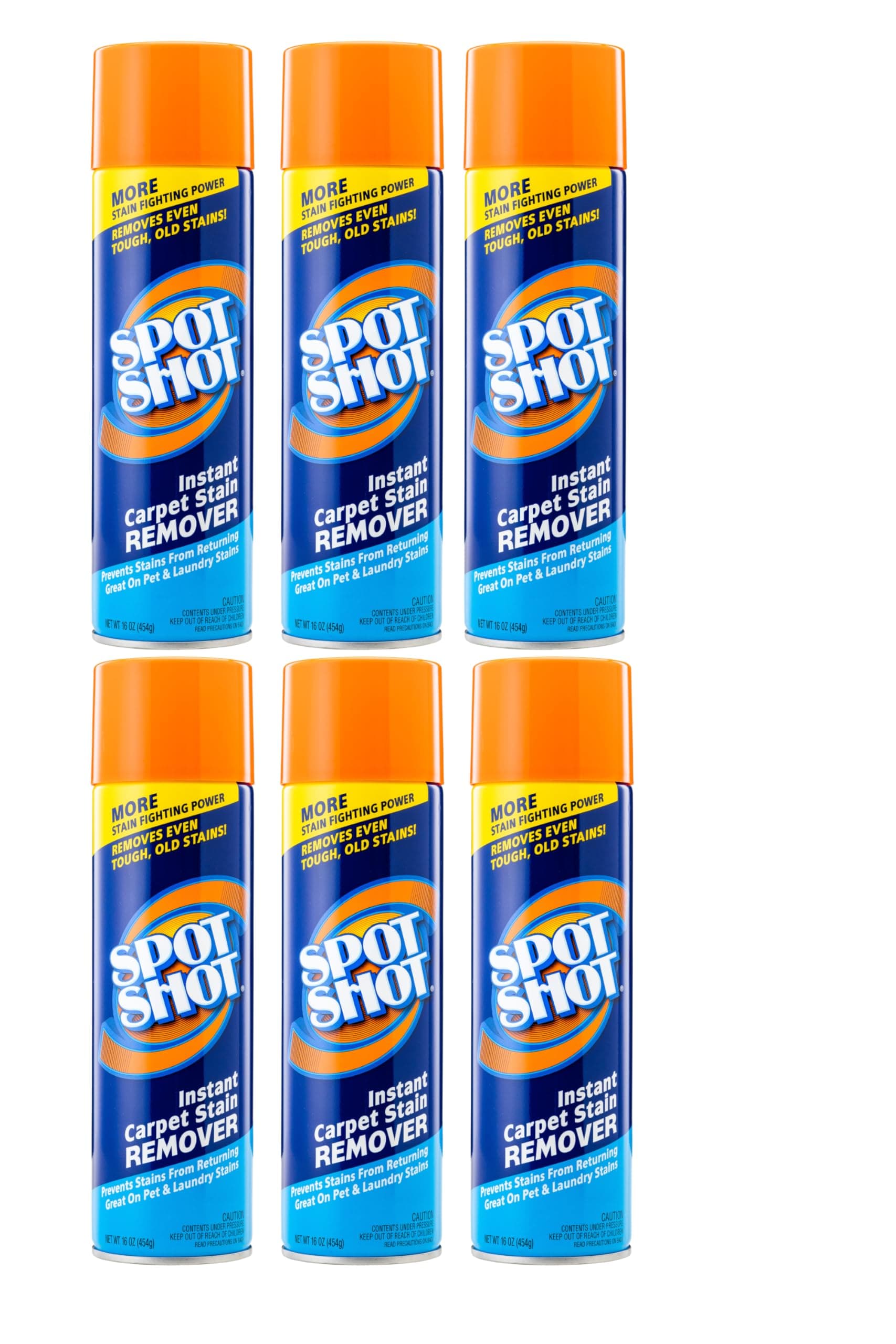 Instant Carpet Stain Remover, 16 OZ [6-PACK]