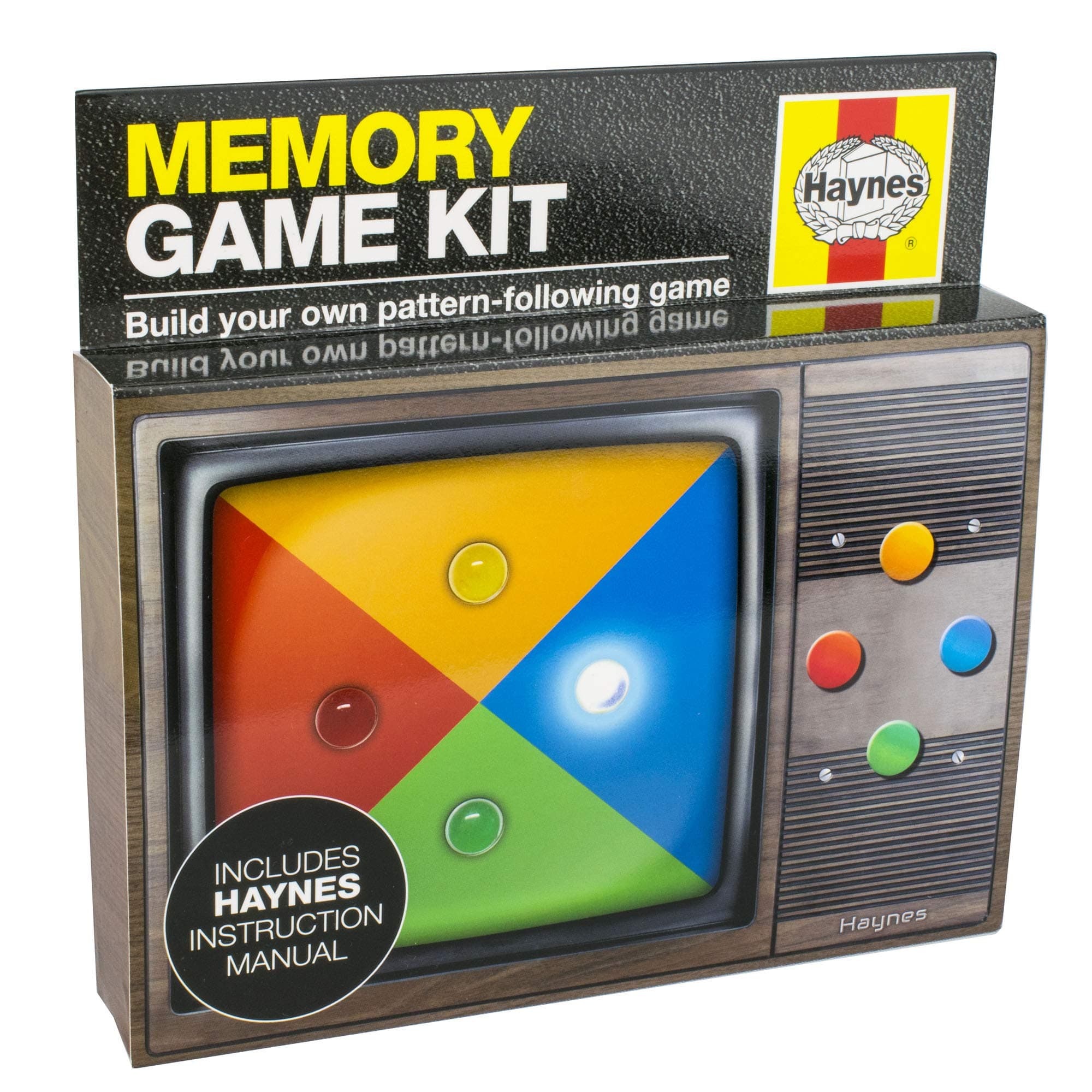 HaynesBuild Your Own Memory Game Kit – Complete Construction Kit to Create Your Own Fully Functioning Electronic Memory Game