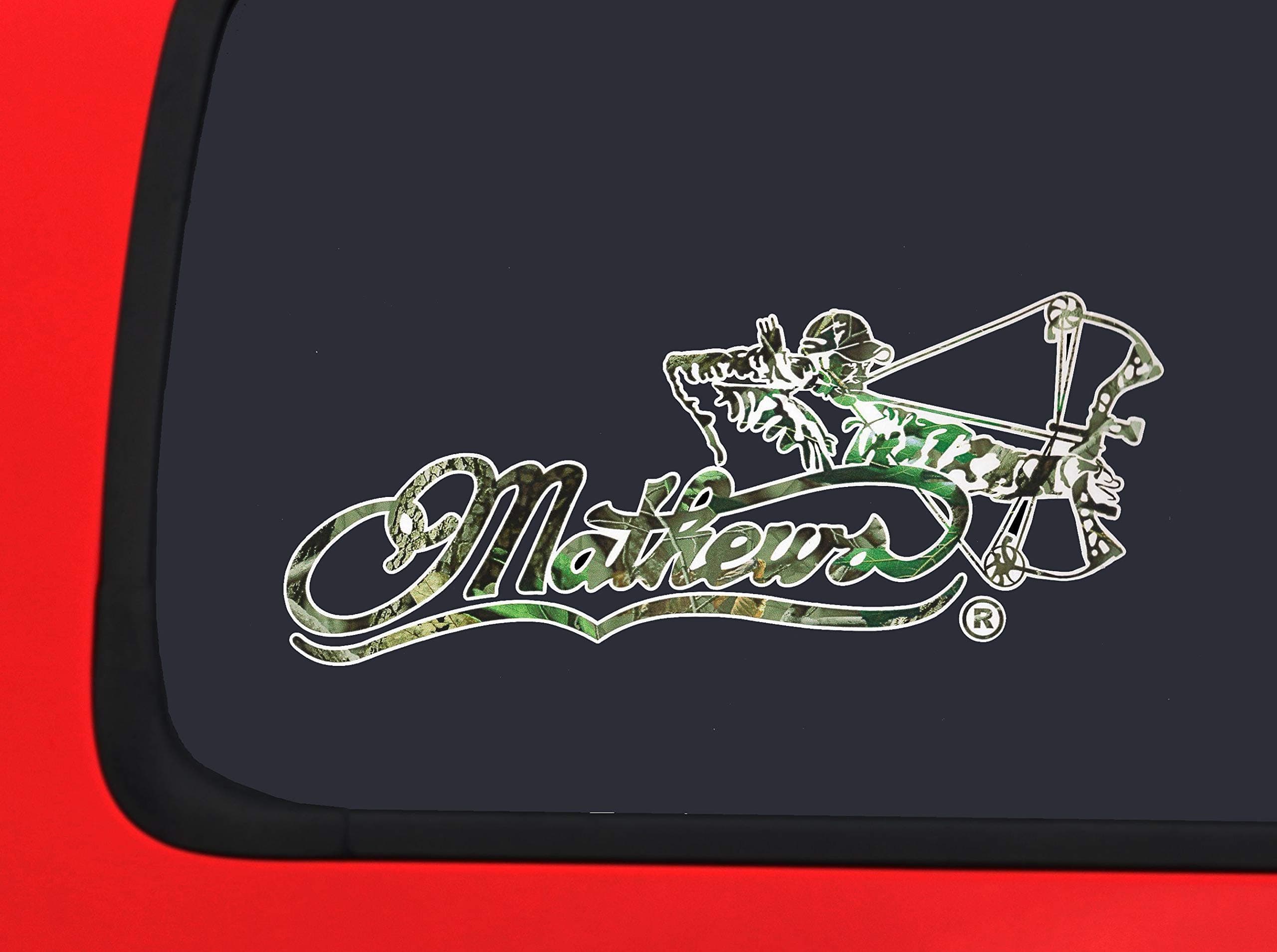 Mathews Bowhunter Logo - Camo Hunting Window Decal Sticker