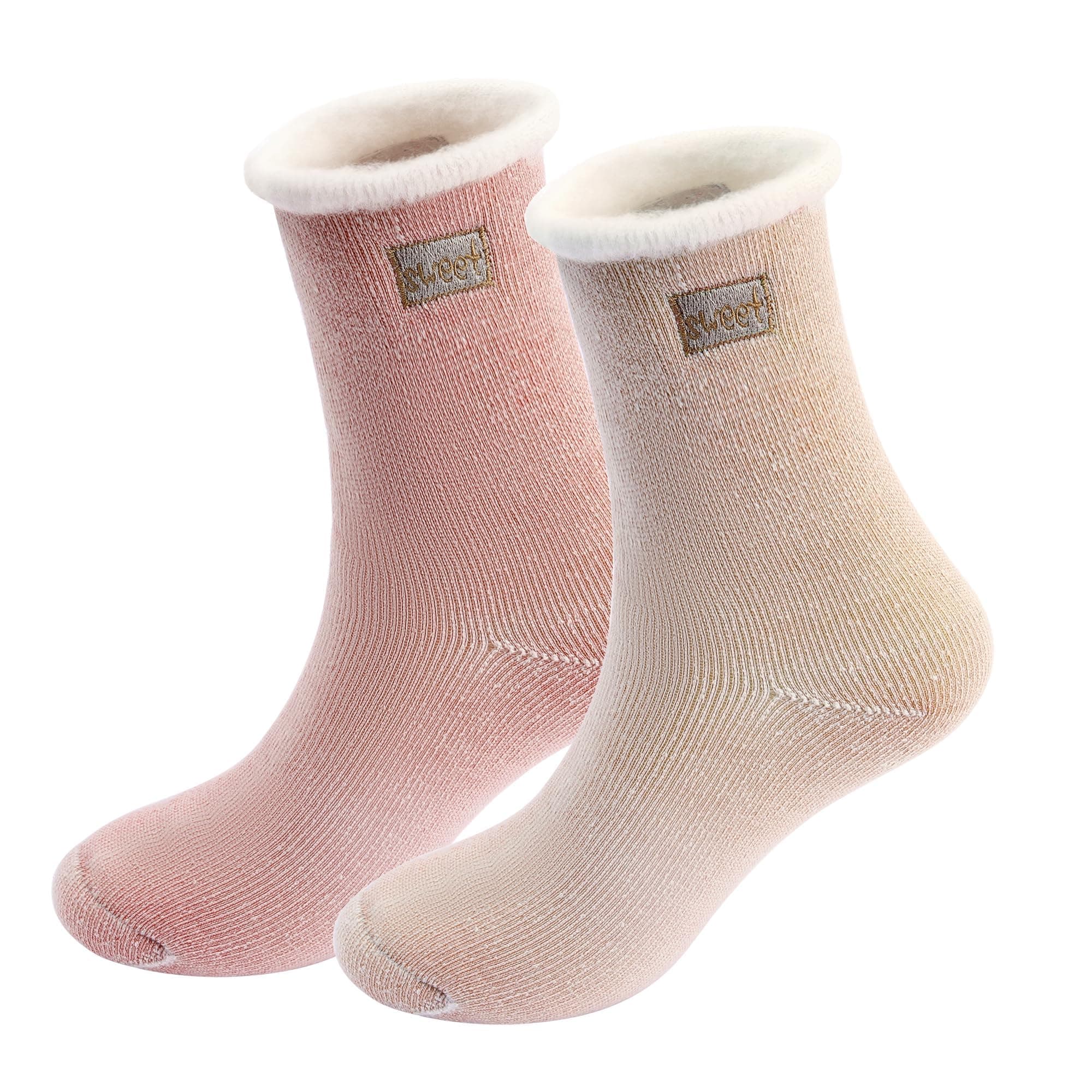 – Womens Wool Socks, Super Thick Warm Wool Socks, Size 23-27CM, Warm Winter Soft Thermal Socks, Comfort Casual Crew Winter Socks, Winter Socks for Women Gifts