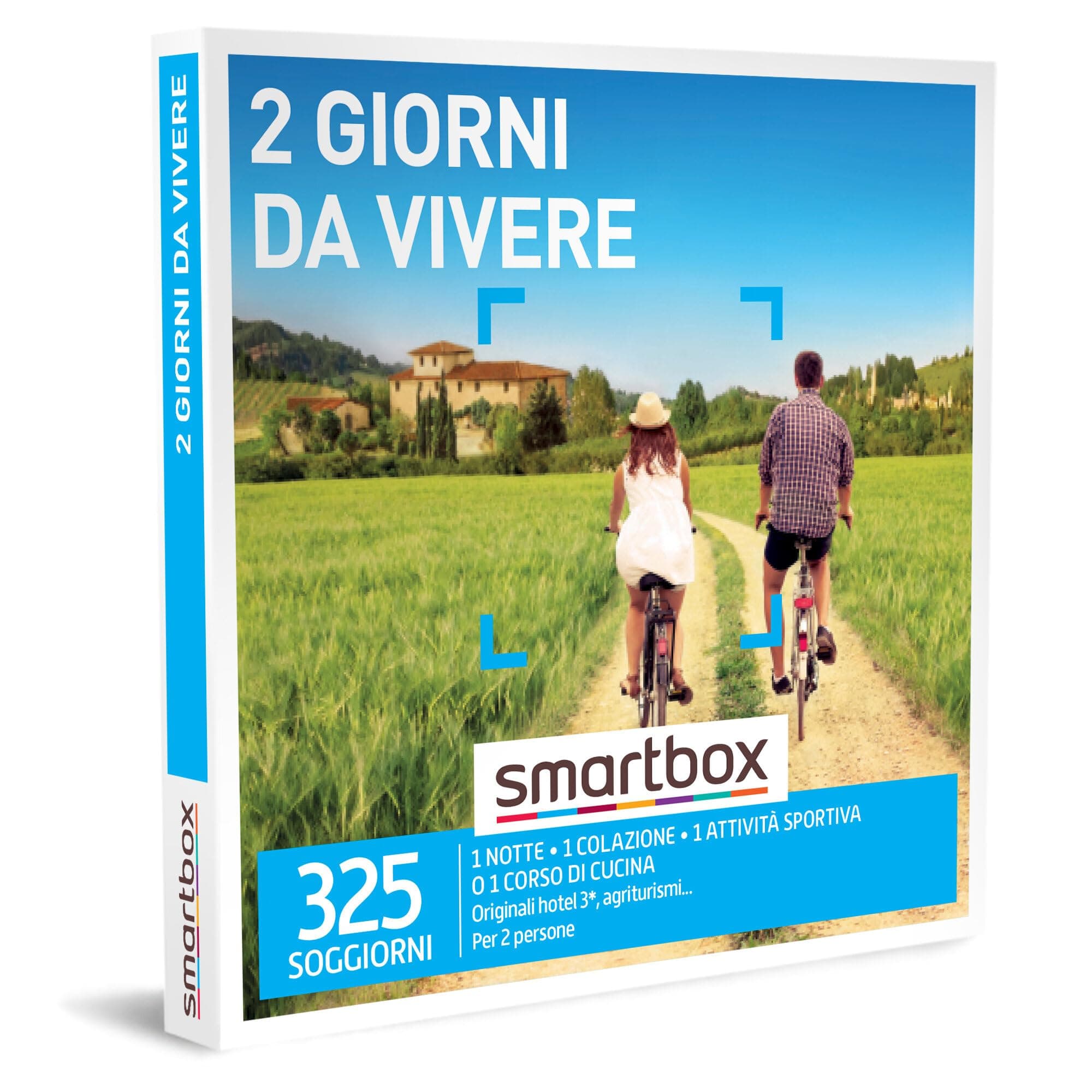 smartbox - Gift Box 2 Days to Live - Original Gift Idea - One Night with Breakfast and an activity for 2 People