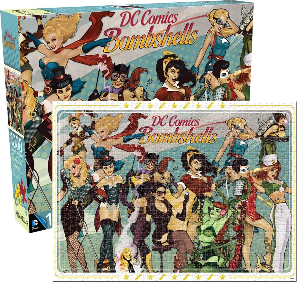 Aquarius DC Bombshells 1000 Piece Jigsaw Puzzle