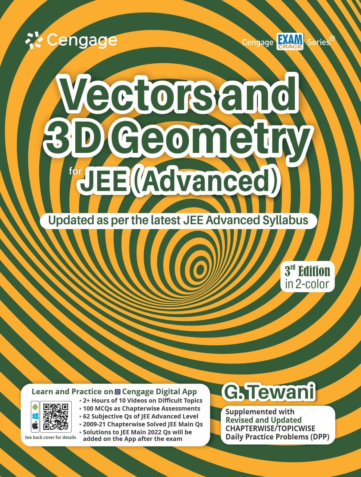 Cengage Learning Vectors and 3D Geometry for JEE (Advanced)