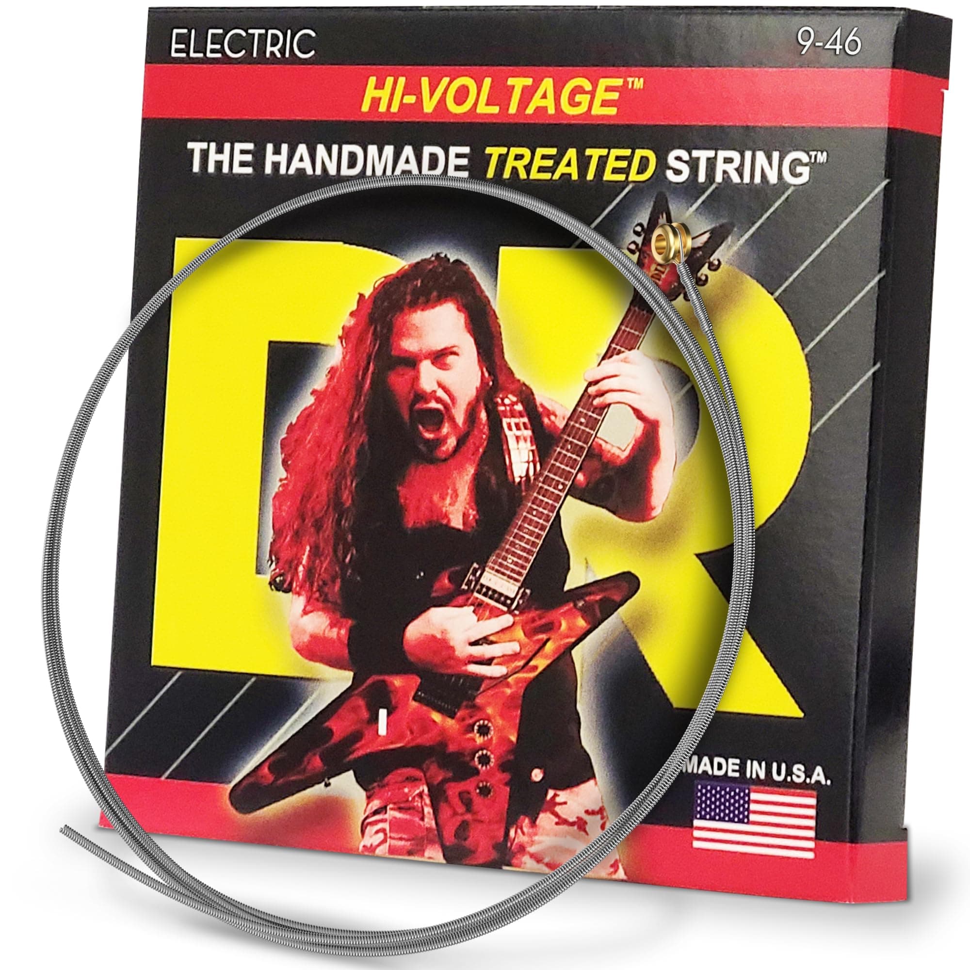 DR Strings DBG-9/46 Hi-Voltage Dimebag Darrell Signature Electric Guitar Strings - .009-.046