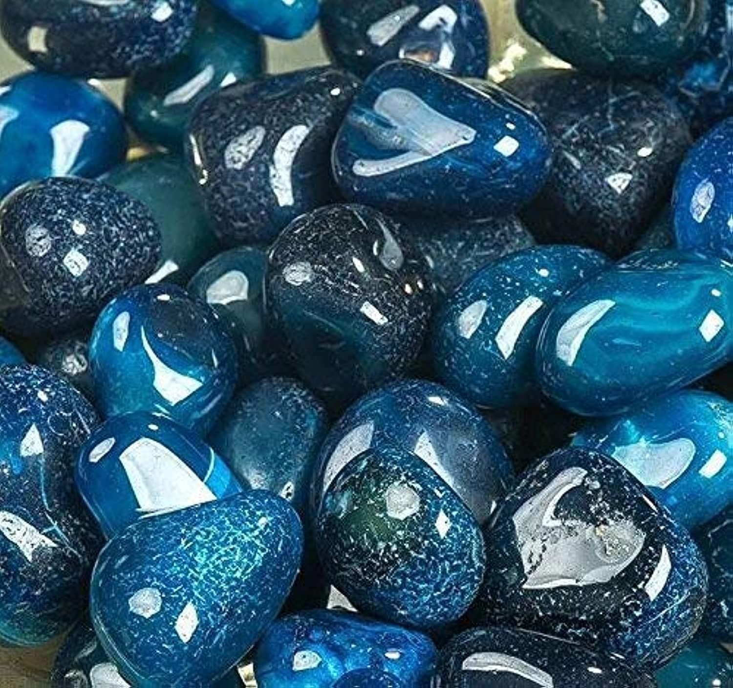 ROYAL SAPPHIRE Decorative Stone Pebbles, 2kg (Blue)
