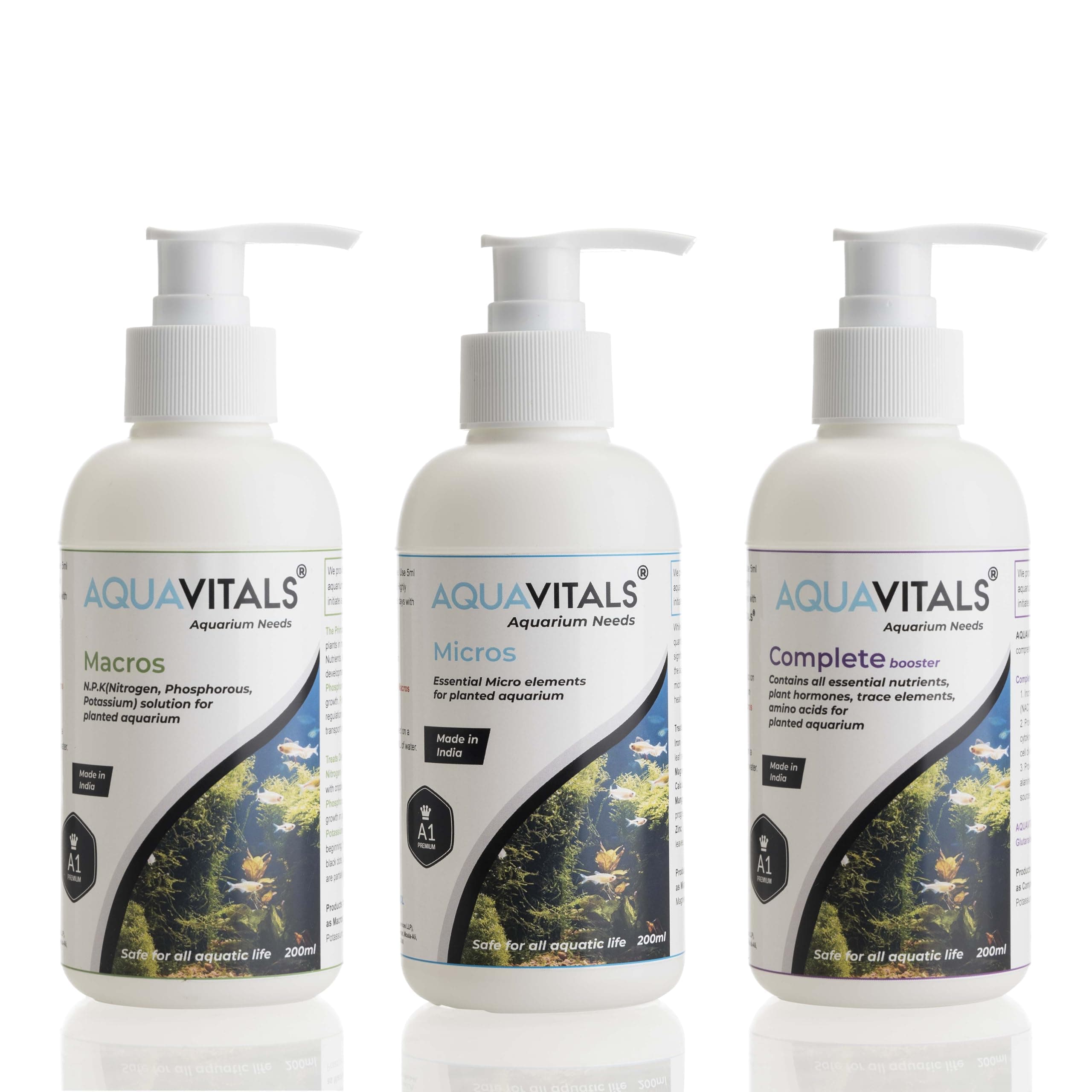 Aquarium Plant Nutrient Supplement (Starter Pack, 200ml)