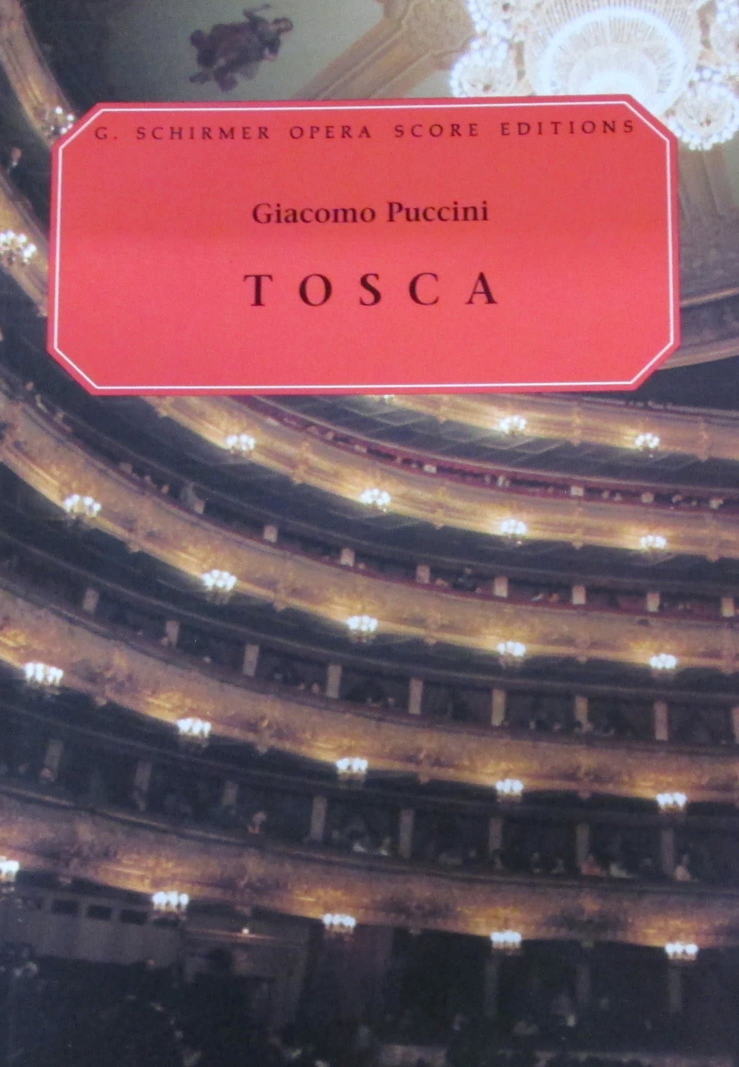 Giacomo Puccini Tosca (Vocal Score) Opera