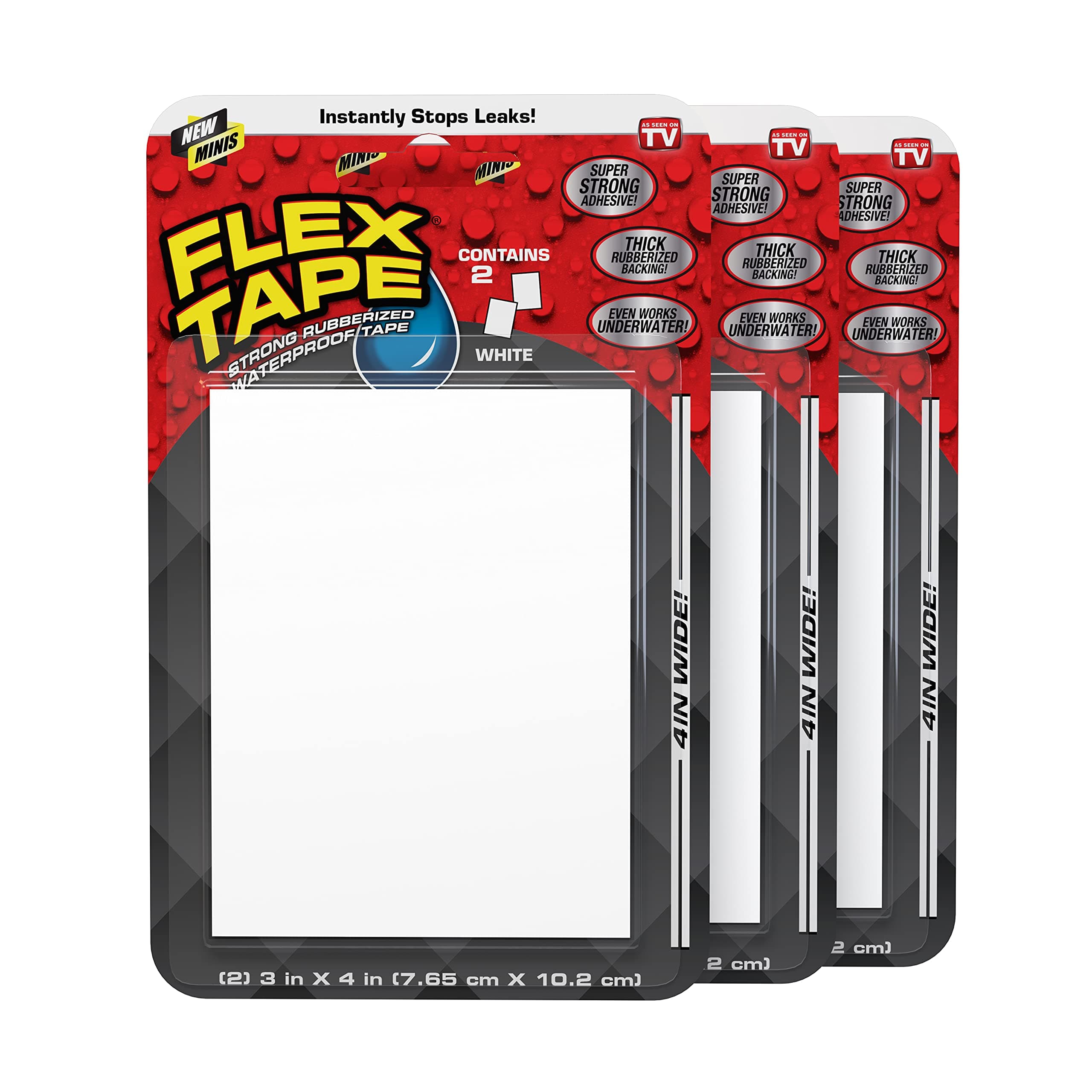 Flex Tape Mini Super Strong Waterproof Tape, White