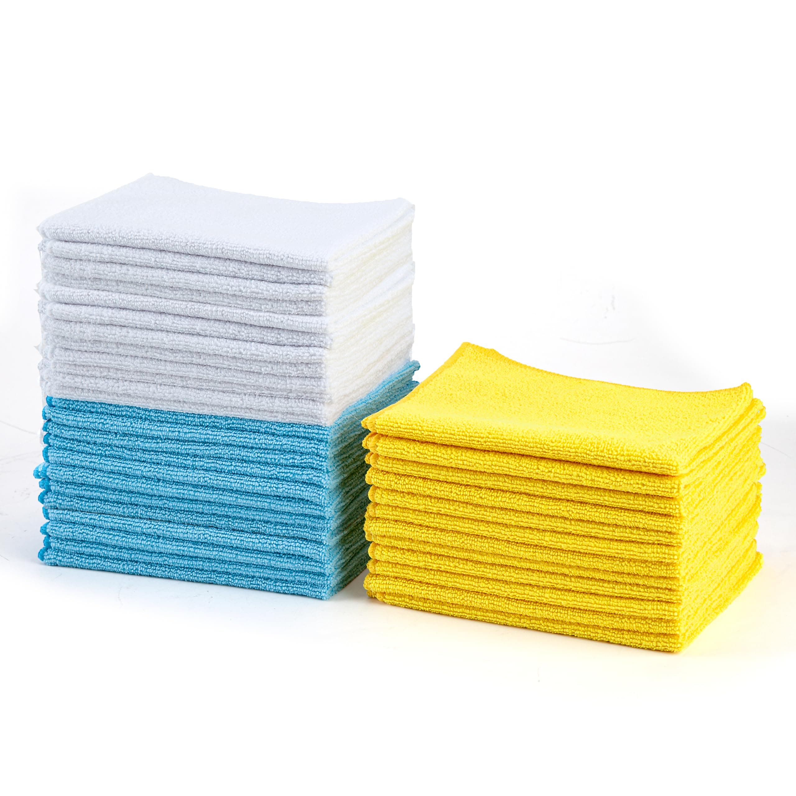 Amazon Basics Microfibre Cleaning Cloth, Pack of 36, Multi, 40.5 cm x 30.5 cm