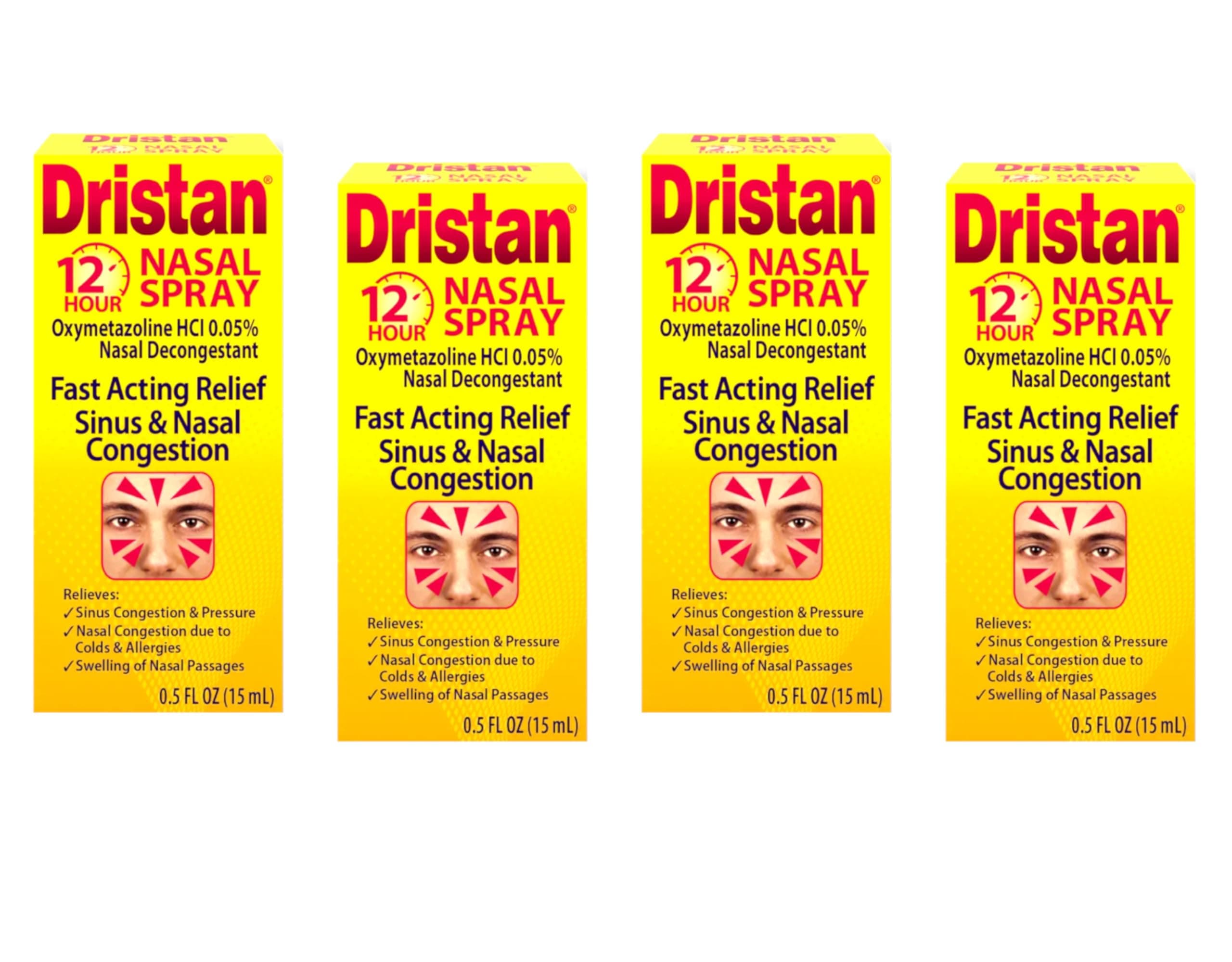 Dristan Hour Nasal Spray Pack of 4 Multi