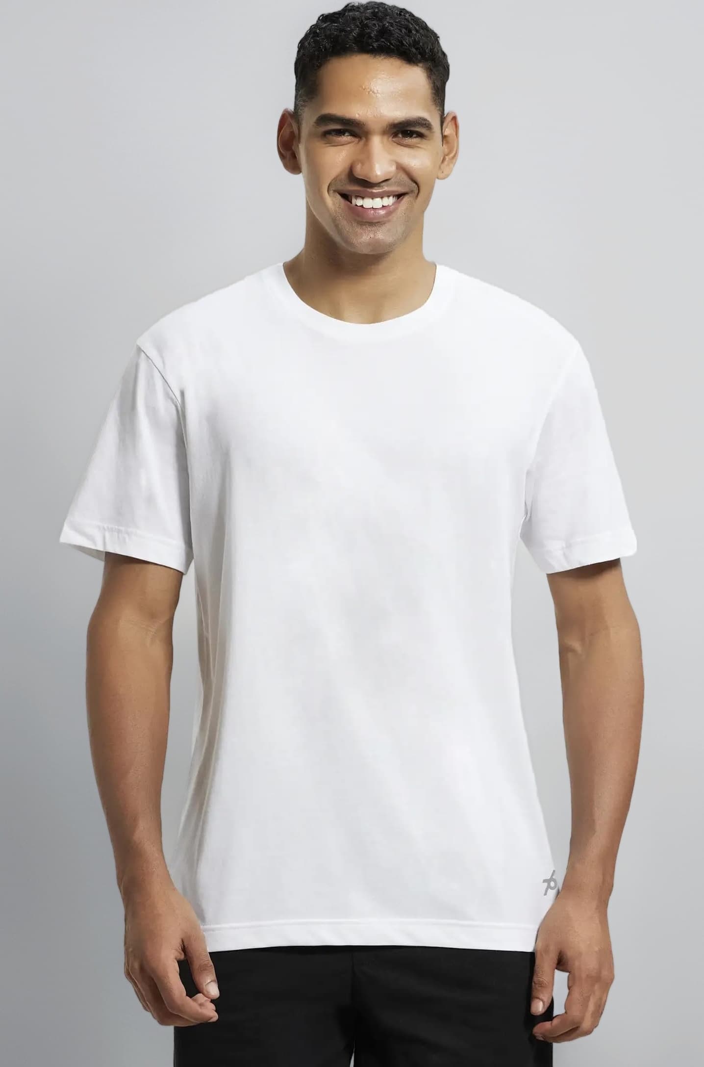 2714 Men's Super Combed Cotton Rich Solid Round Neck Half Sleeve T-Shirt
