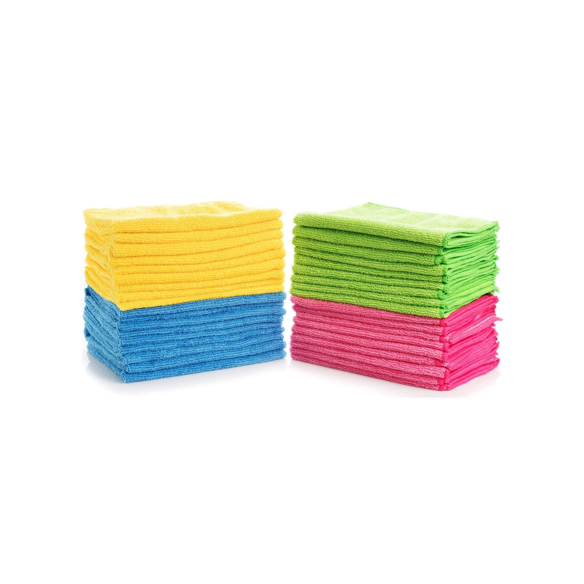 Hometex Microfiber Towels (48 pk., 4 colors)
