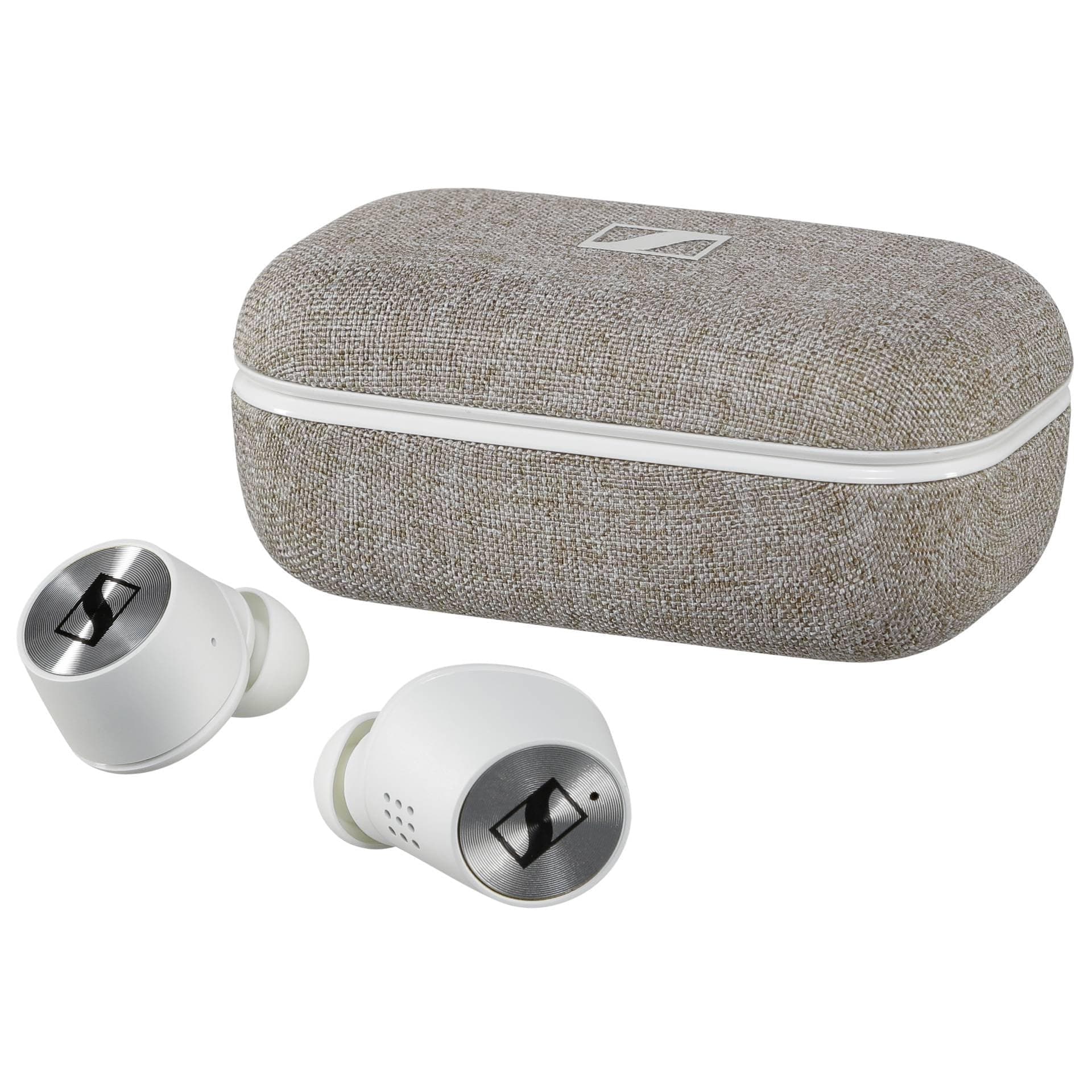 M3IETW2 Momentum True Wireless 2 Bluetooth Earbuds with Active Noise Cancellation - White