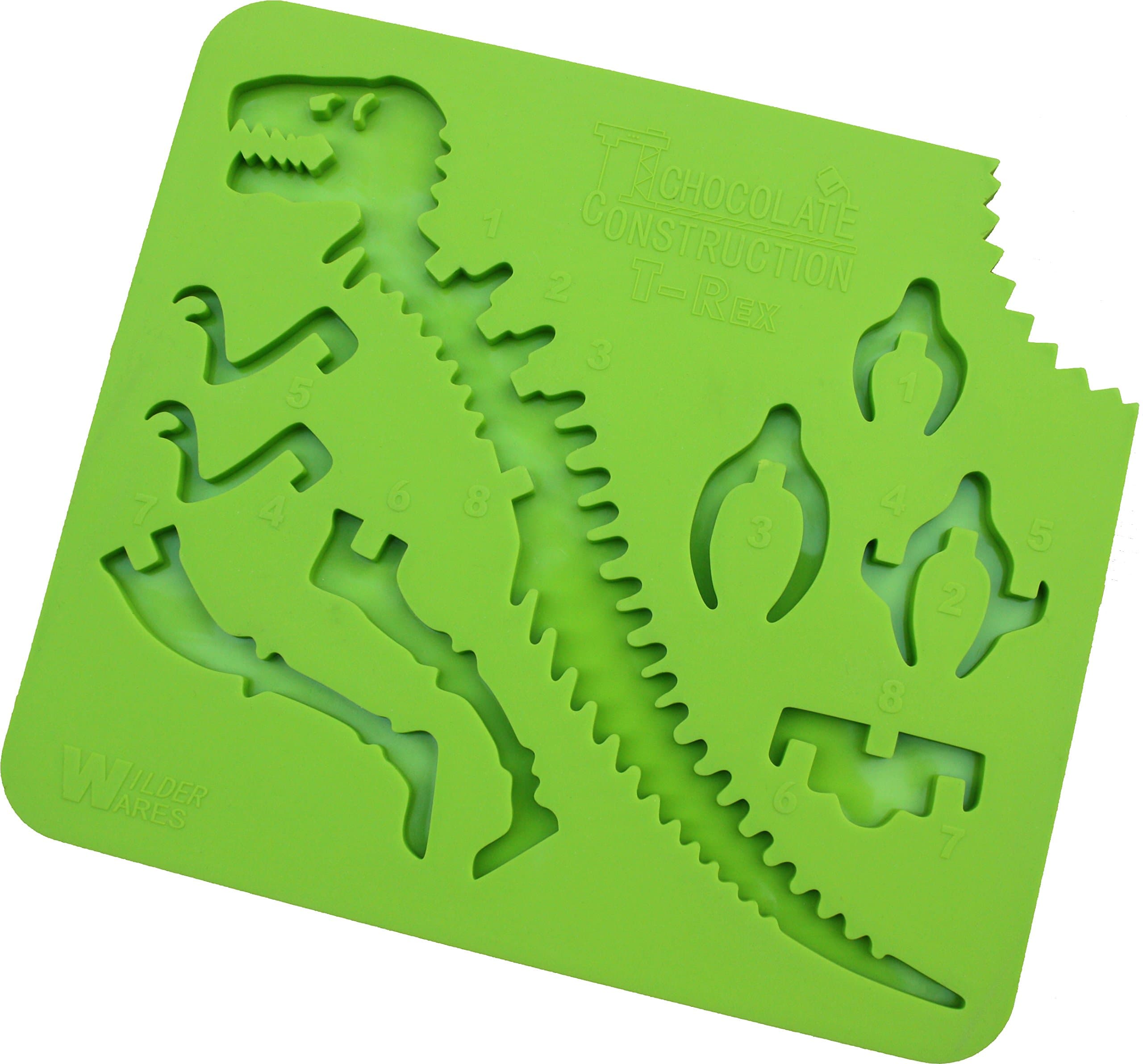 ChocolateConstruction: T-Rex - 3D Chocolate Candy Dinosaur Building Mold Mould