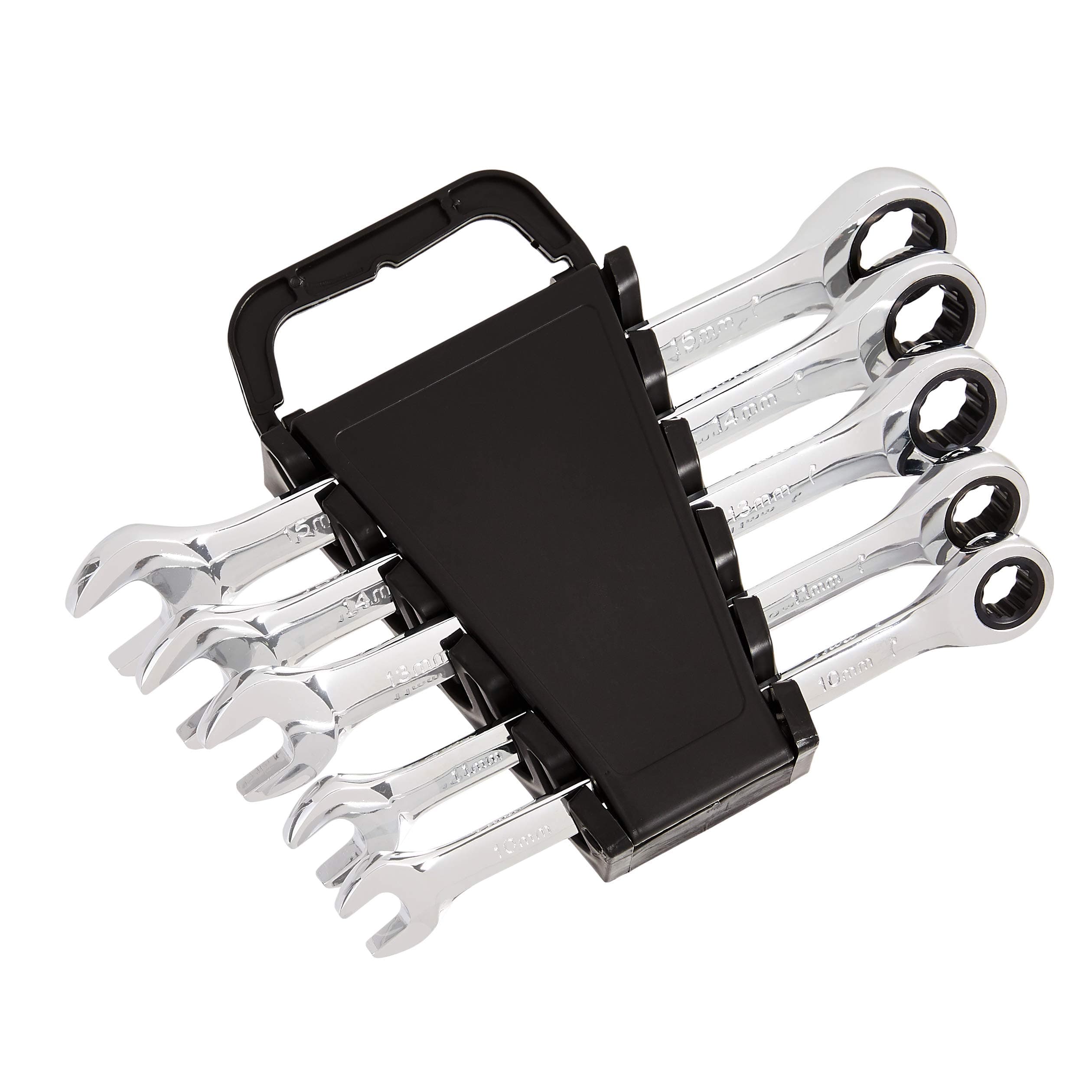 Ratcheting Wrench Set - Metric, 5-Piece