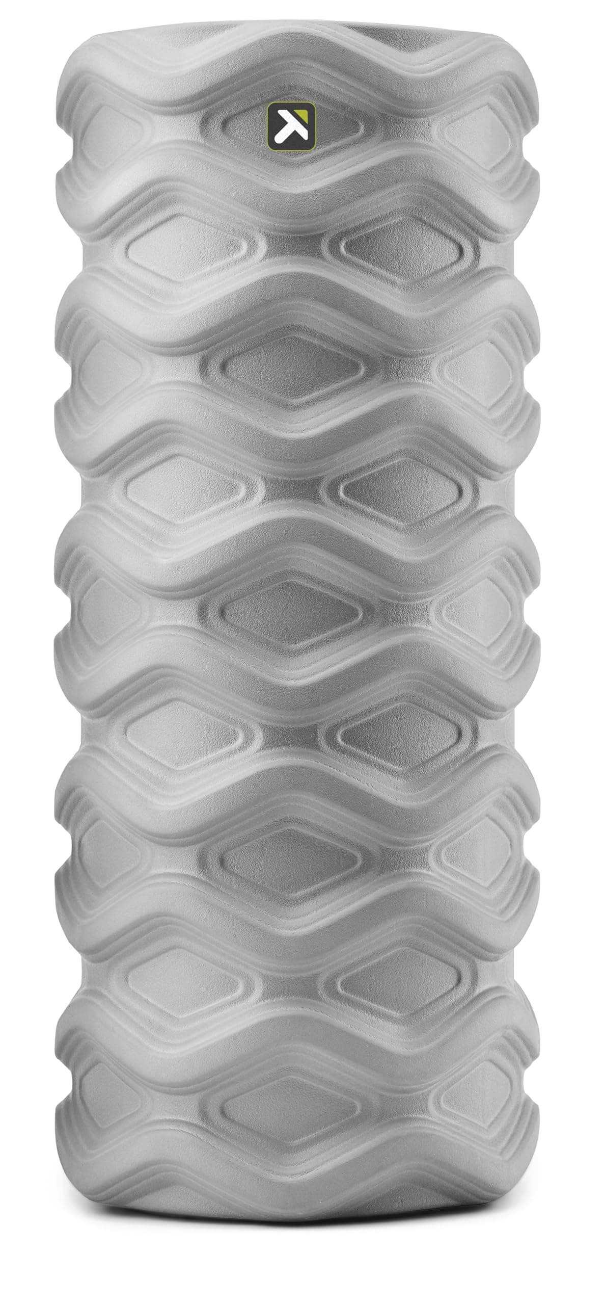 Rush Hollow Core Foam Roller - for Improved Mobility and Range of Motion,Unique Pattern Squezes and Stretches Muscles,Pre and Post-Workout Use, Easy to Clean,33cm x 13cm,Grey