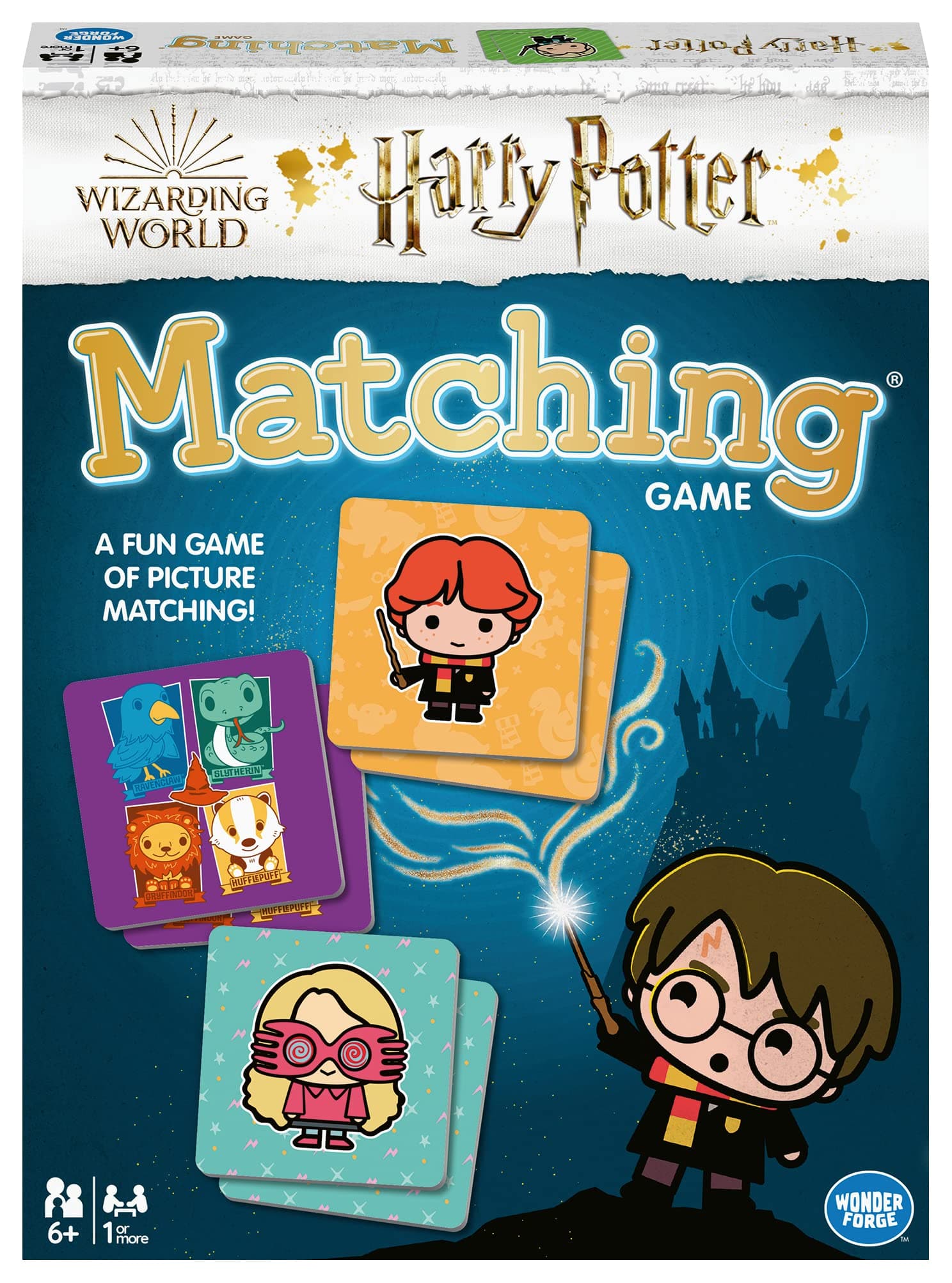 Wonder Forge Wizarding World Harry Potter Matching Game - Enthralling Memory Game for Ages 3 & Up | Engaging Brain Activity | Exciting Characters | Ideal Gift for Kids and Adults