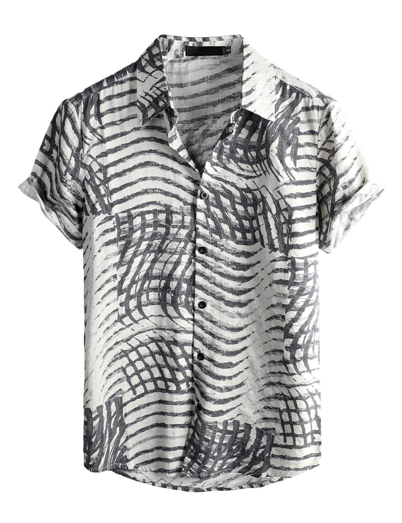 VATPAVE Mens Floral Hawaiian Shirts Short Sleeve Button Down Beach Shirts