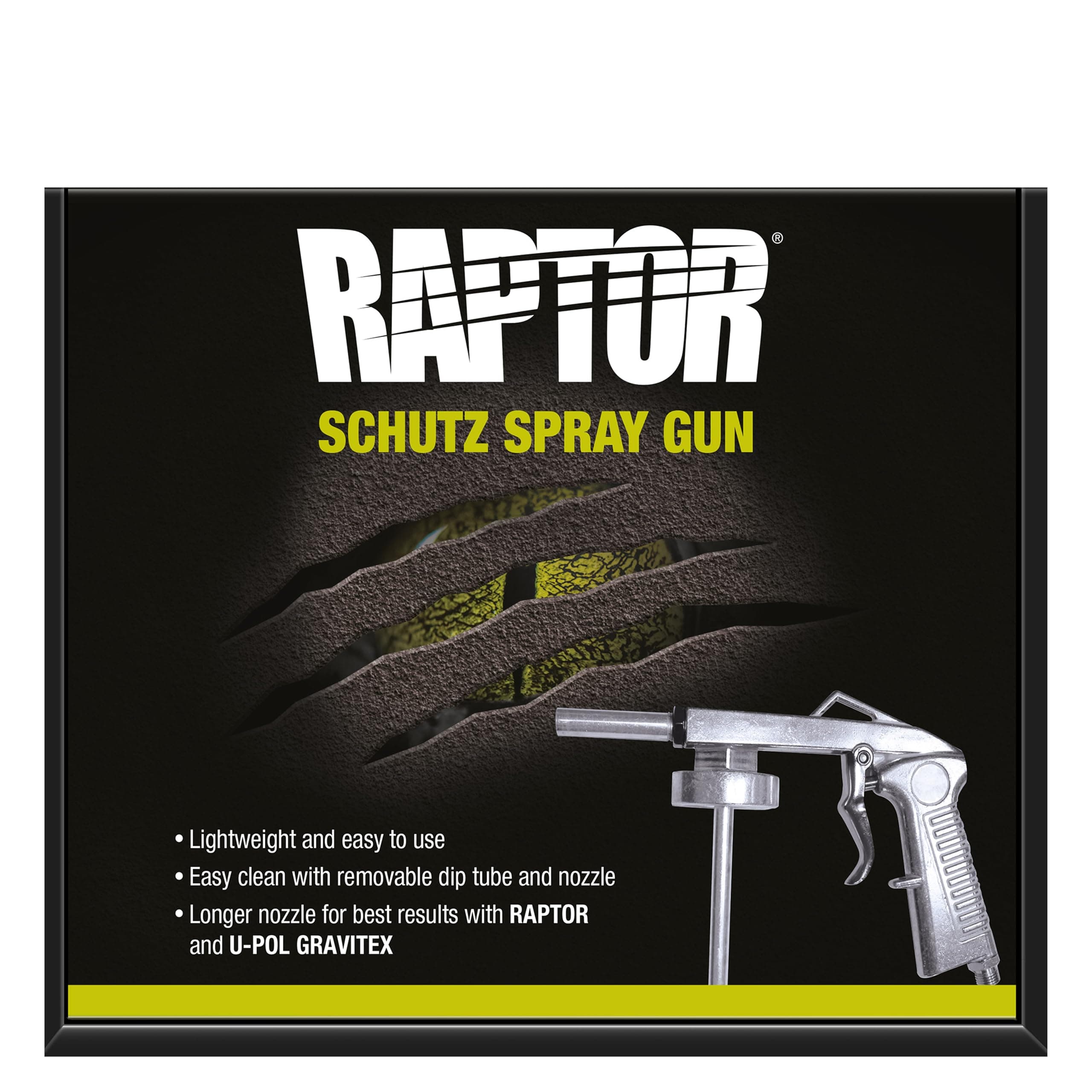 Paint Spray Gun, for A Professional Paint Application, Lightweight, Designed for Raptor 1L Bottles