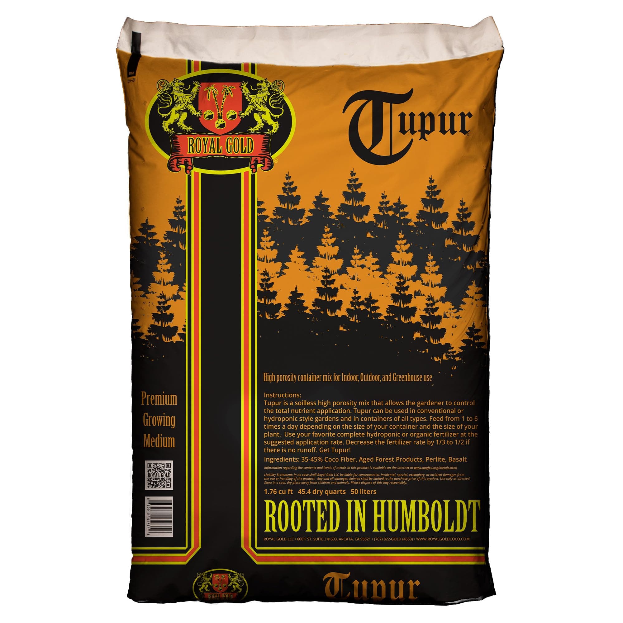 Tupur Mix Quick Draining Soilless Growing Medium, 1.76 Cubic Foot - for Constant Plant Feeding, and Healthy Root Growth, Use in Hydroponics or Container Gardening