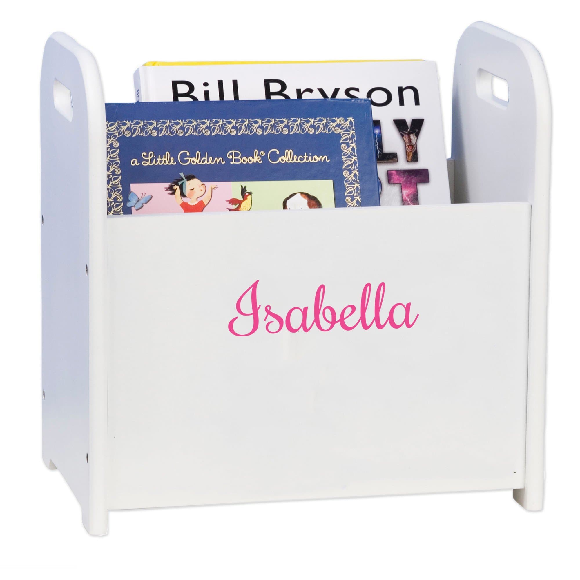 Personalized Name only Kids Book Rack Storage Bookshelf