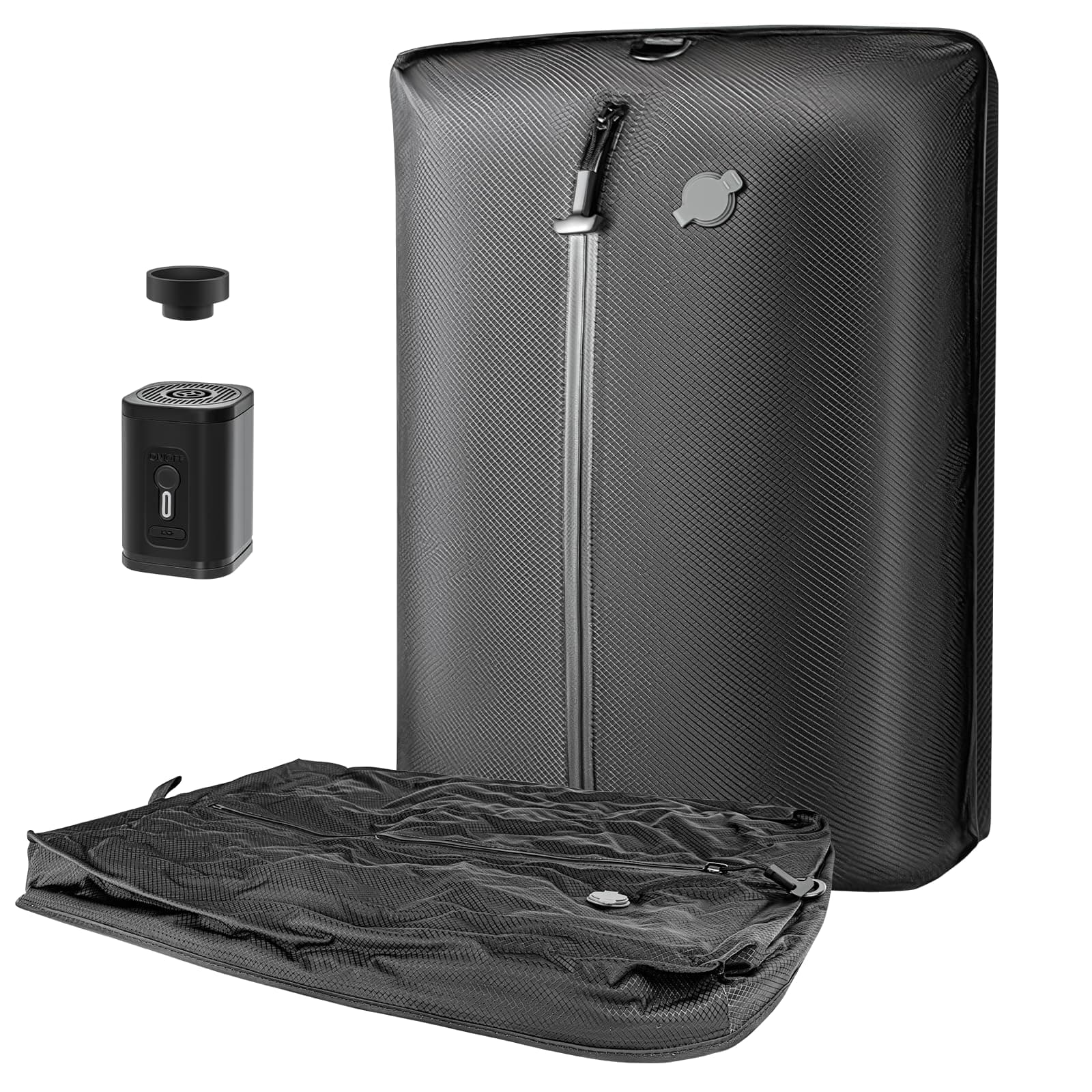 Luvan 33L Vacuum Compression Storage Bag for Travel with Wireless Vacuum Pump Reusable Large Seal Bag Packing Cube for Clothing IP67 Waterproof Space Saver for Suitcases Luggage Backpack Organiser