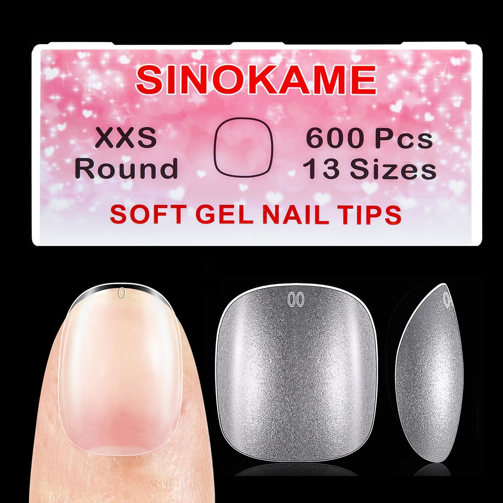 XXS Round Gel Nails