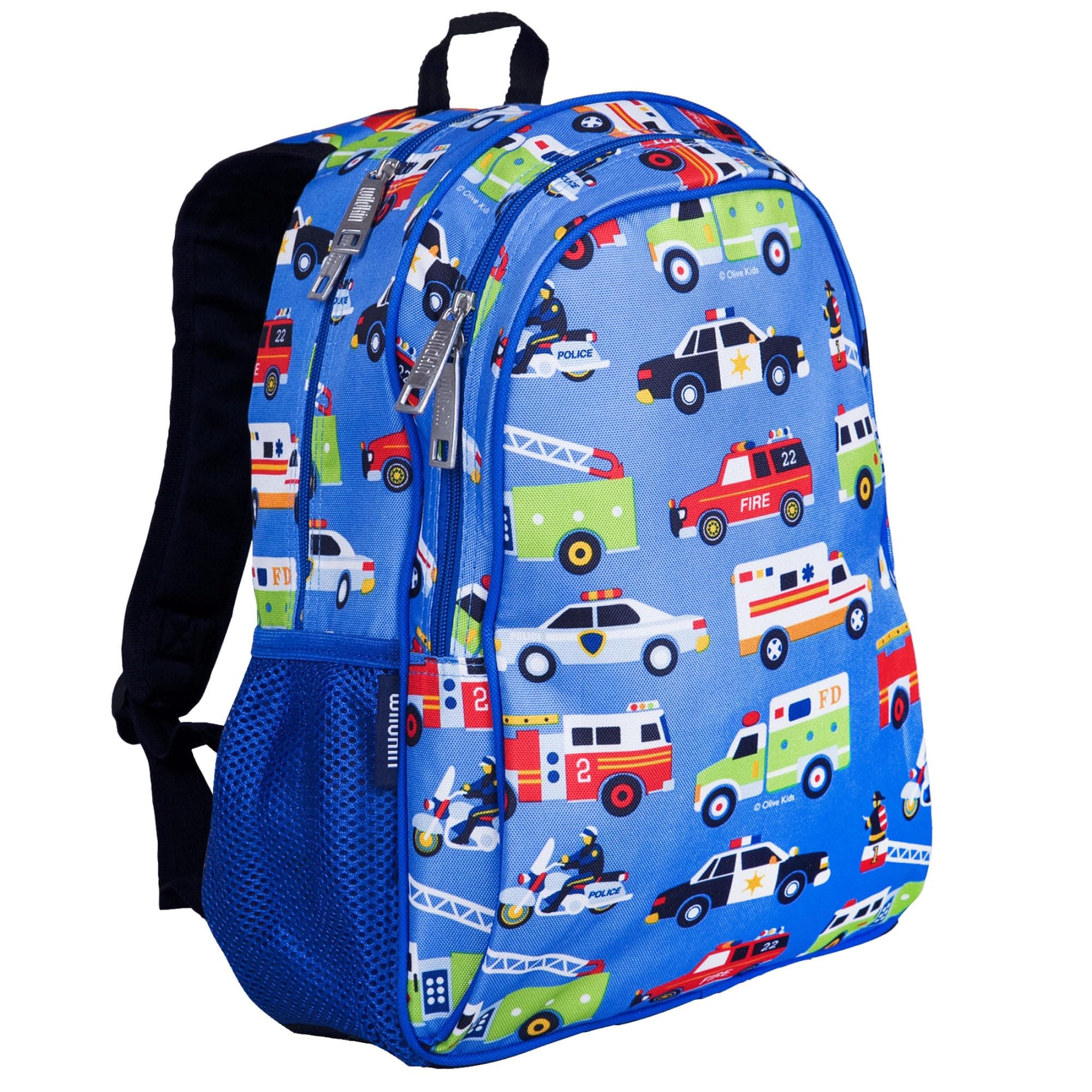 Wildkin Kids Action Vehicles Backpack, Multi-Colour